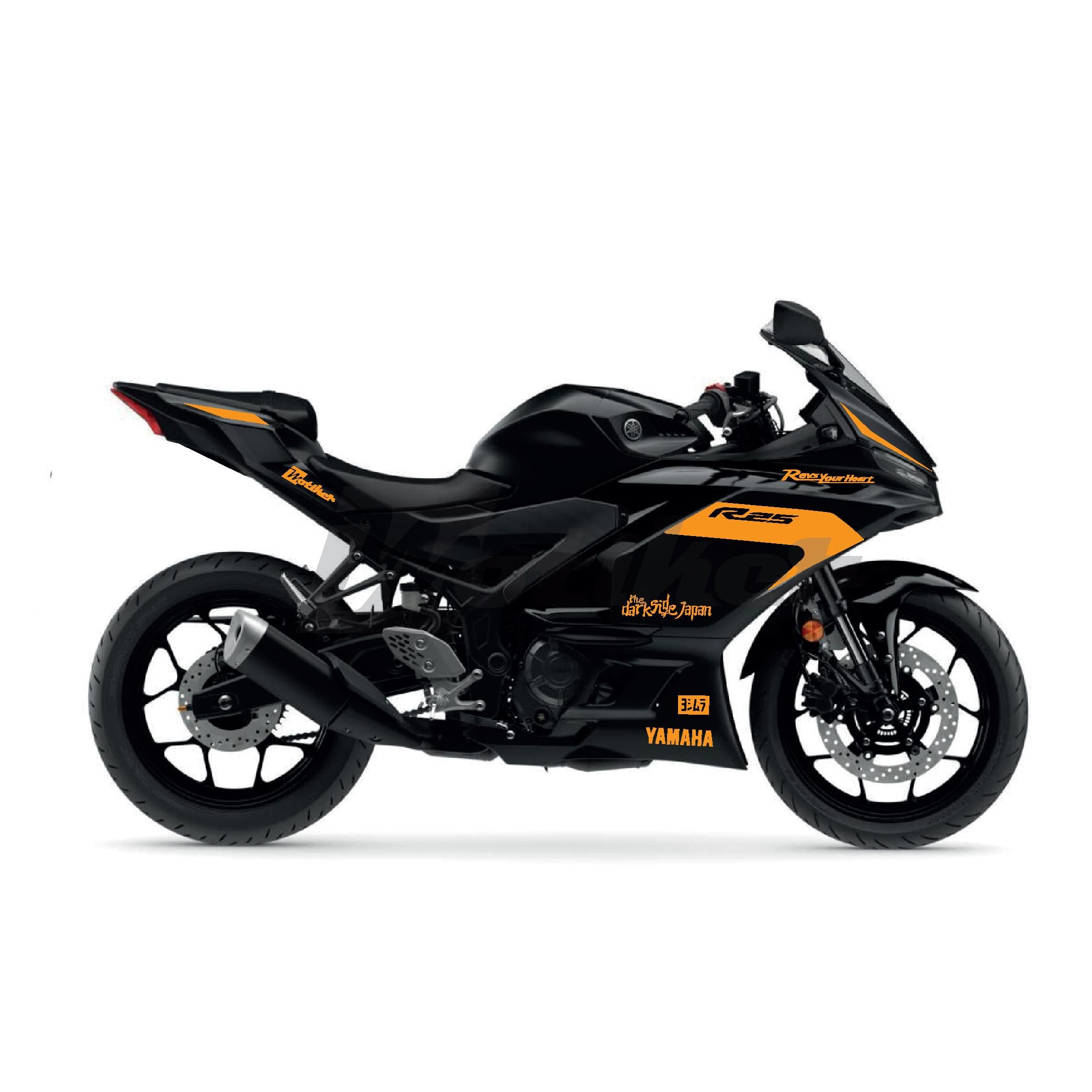 Yamaha R25 2025-2026 Model Turuncu Sticker  