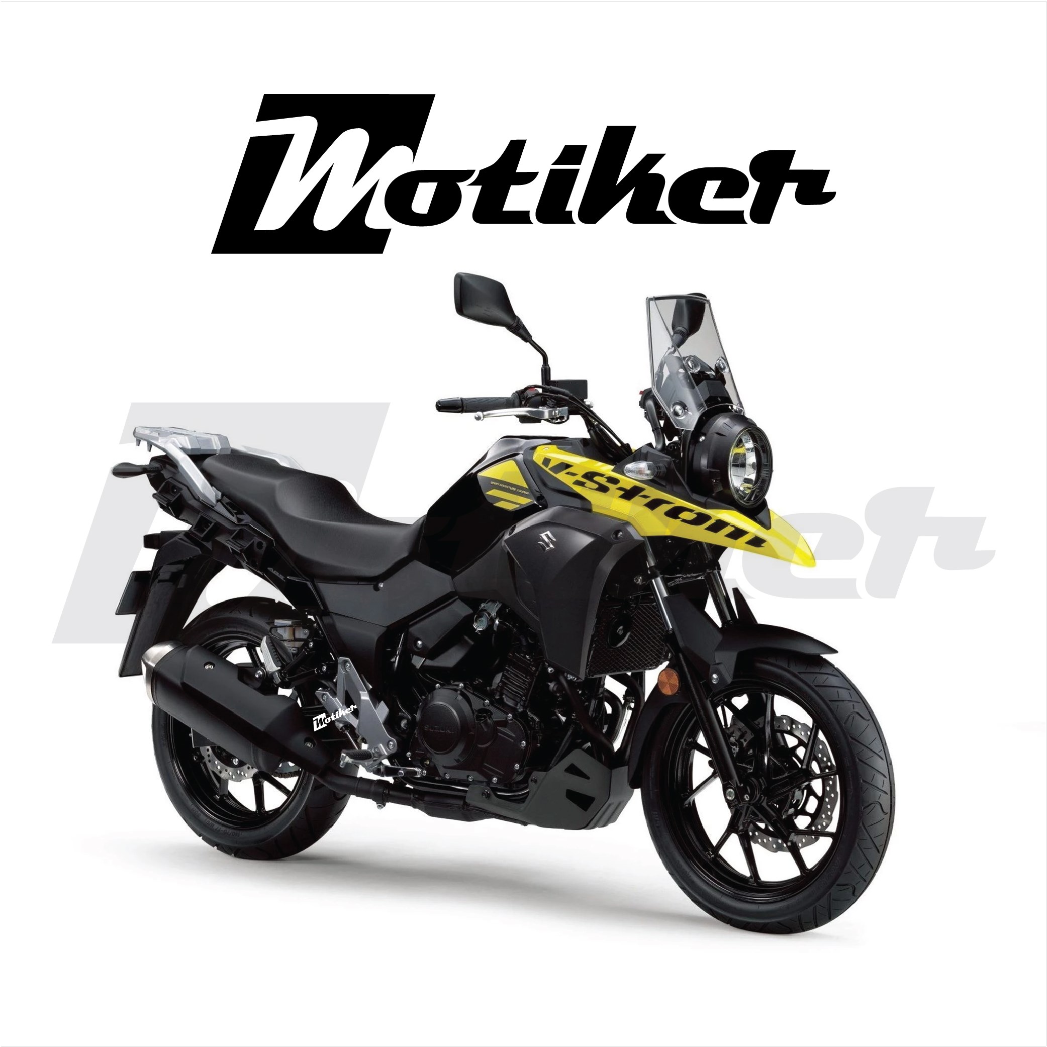 Suzuki Vstrome 250 Ön Çamurluk Orjinal Kesim Sticker Etiket Modeli