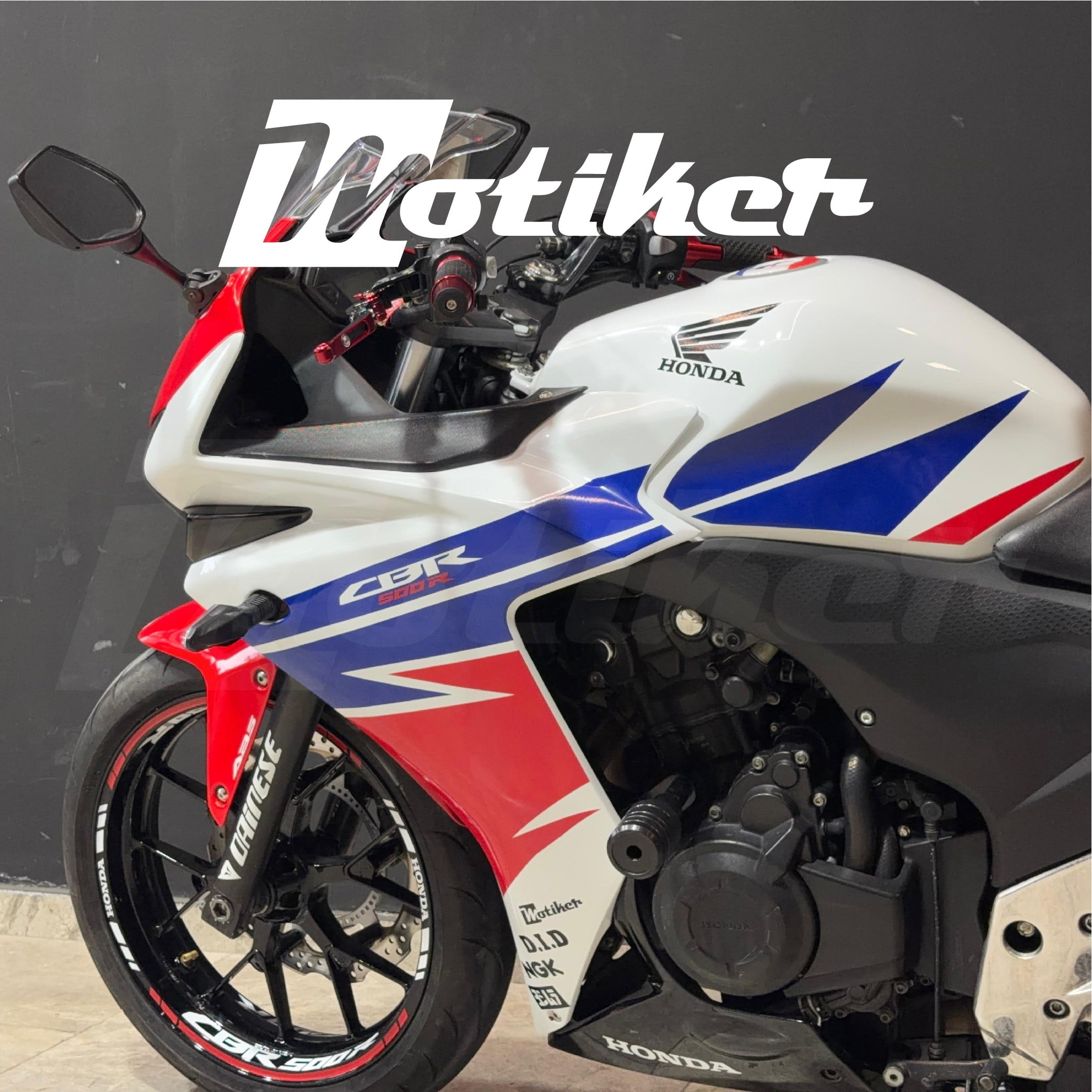 Honda CBR500R 2013 - 2016 Orjinal Tasarım Sol Yan Grenaj Sticker Etiket Modeli