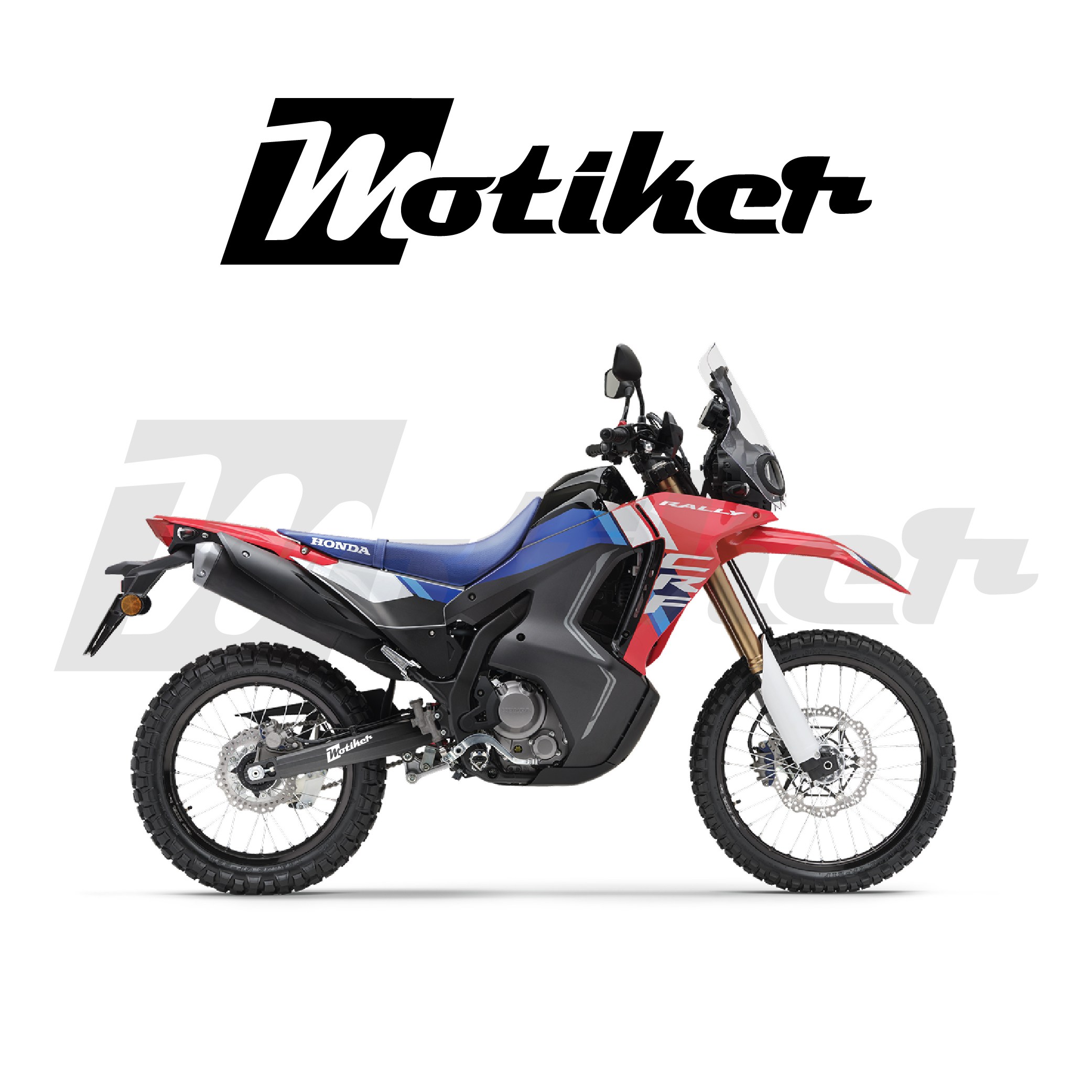 Honda CRF250 RALLY Orjinal Tasarım Sticker Etiket Modeli 