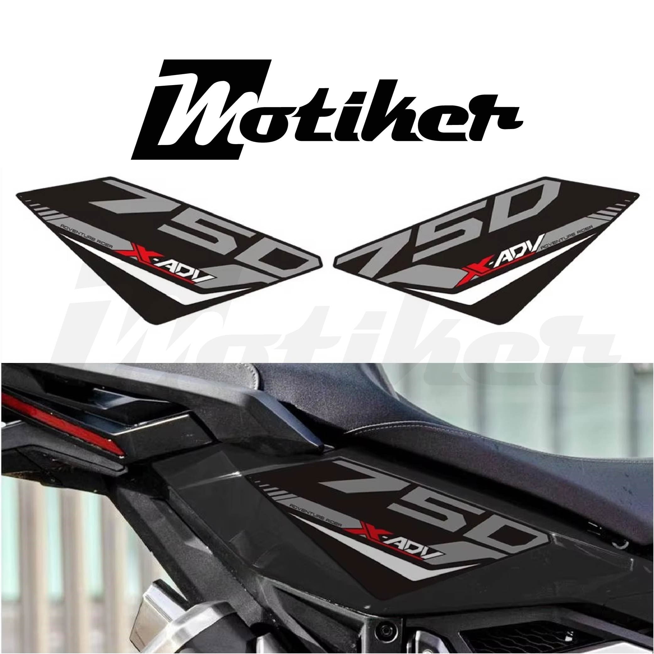 Honda X-ADV 750 2021-2023 Model Uyumlu Arka Kuyruk Tasarım Sticker Etiket Modeli
