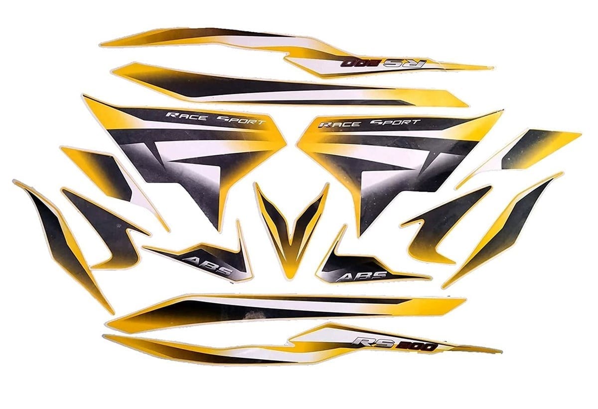 Bajaj Pulsar RS 200 Takım Sticker Etiket Modeli