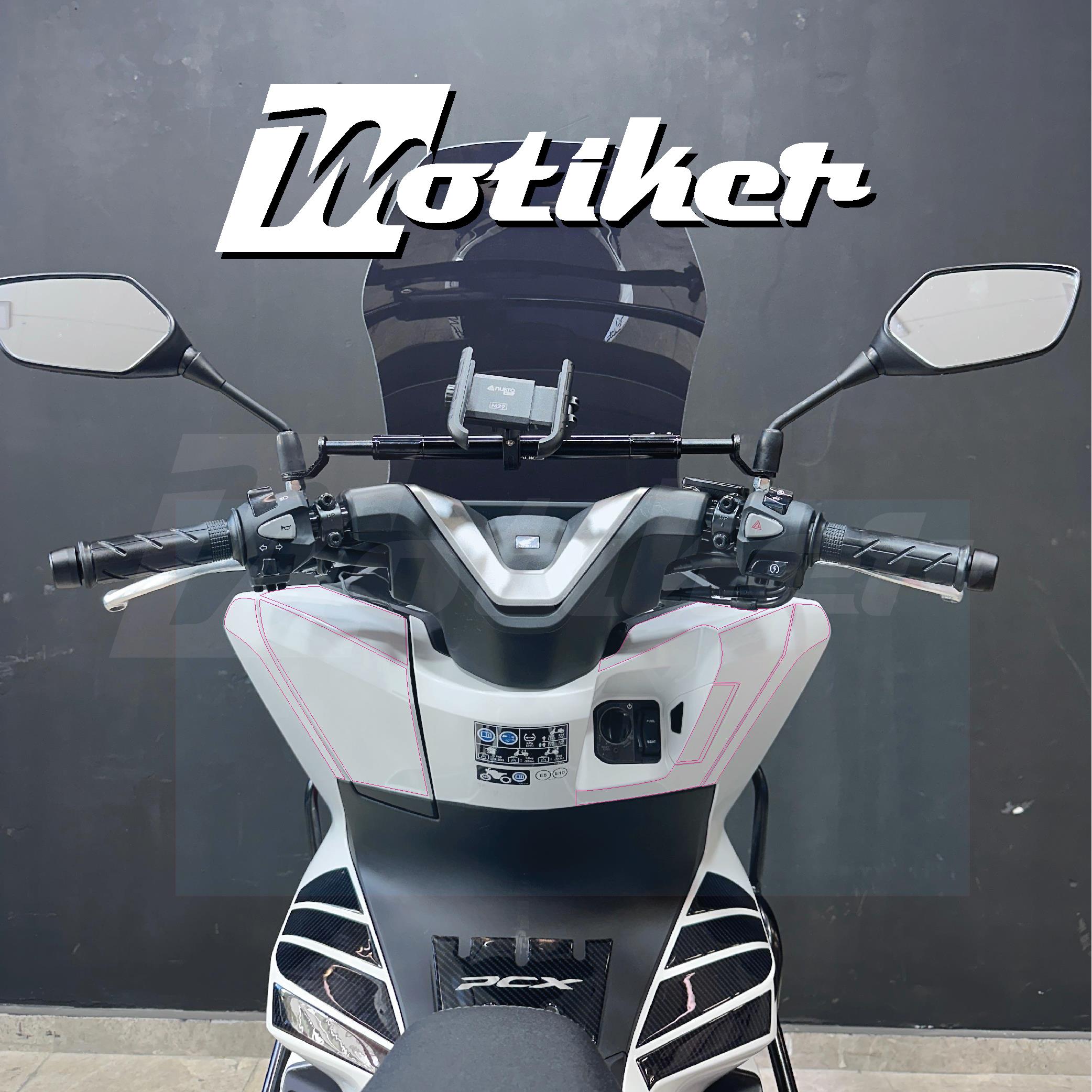 HONDA PCX Torpido şefaf Koruyucu Folyo Sticker Set Koruyucu 2025 Model Uyumlu