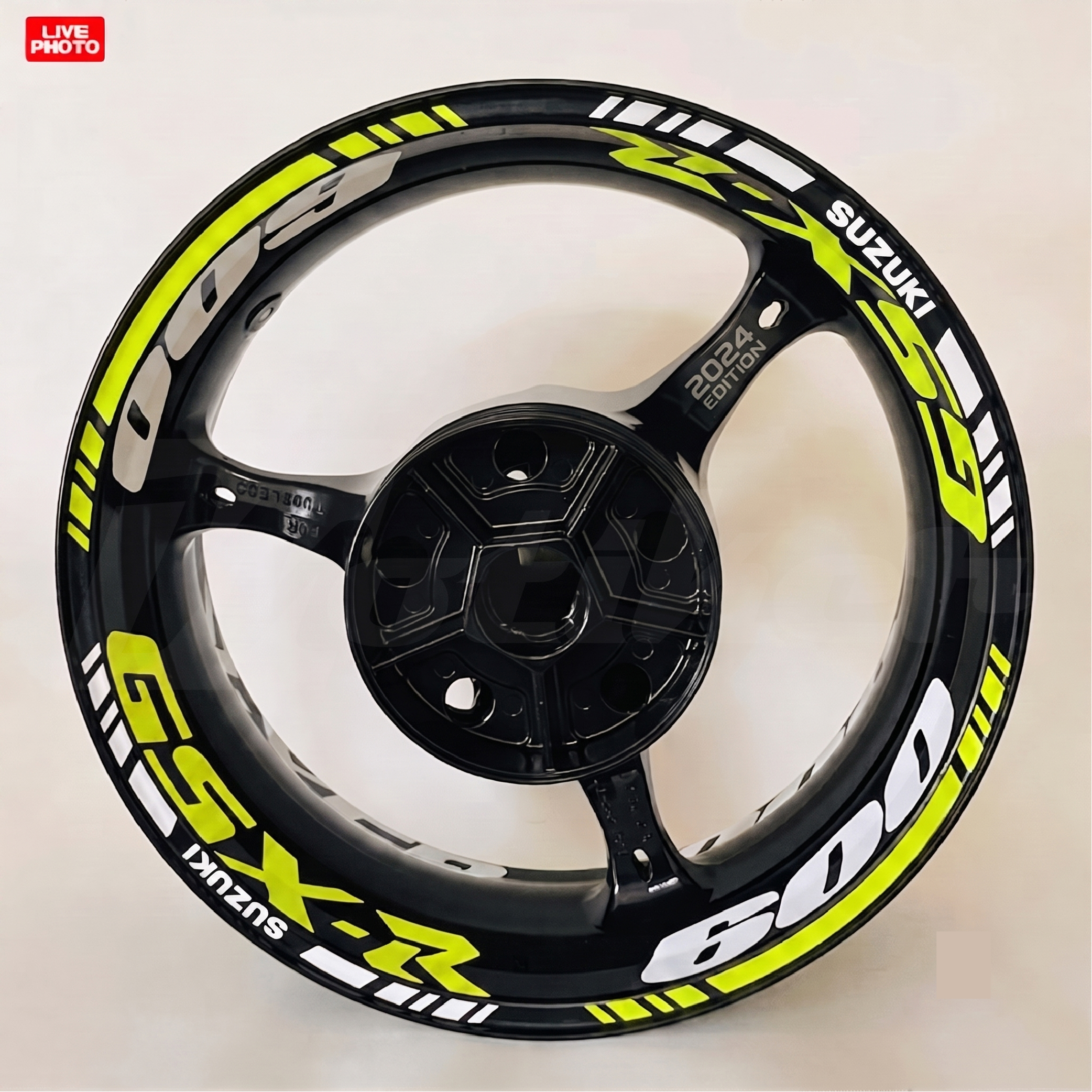 Suzuki GSX-R 600 Jant Tasarım Sticker Etiket Modeli