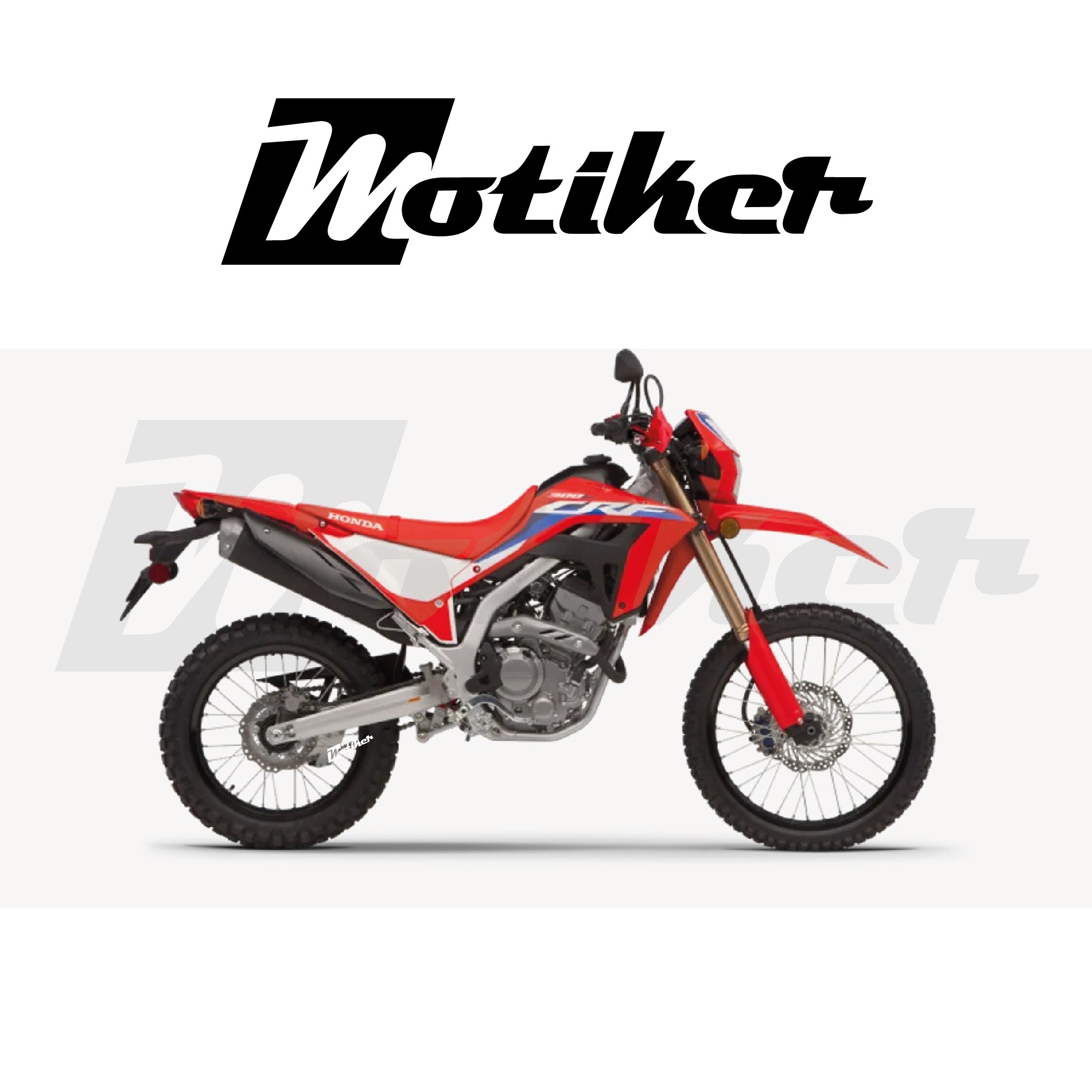 Honda CRF250L 2021 - 2026 Sağ Grenaj Orjinal Tasarım Sticker Modeli