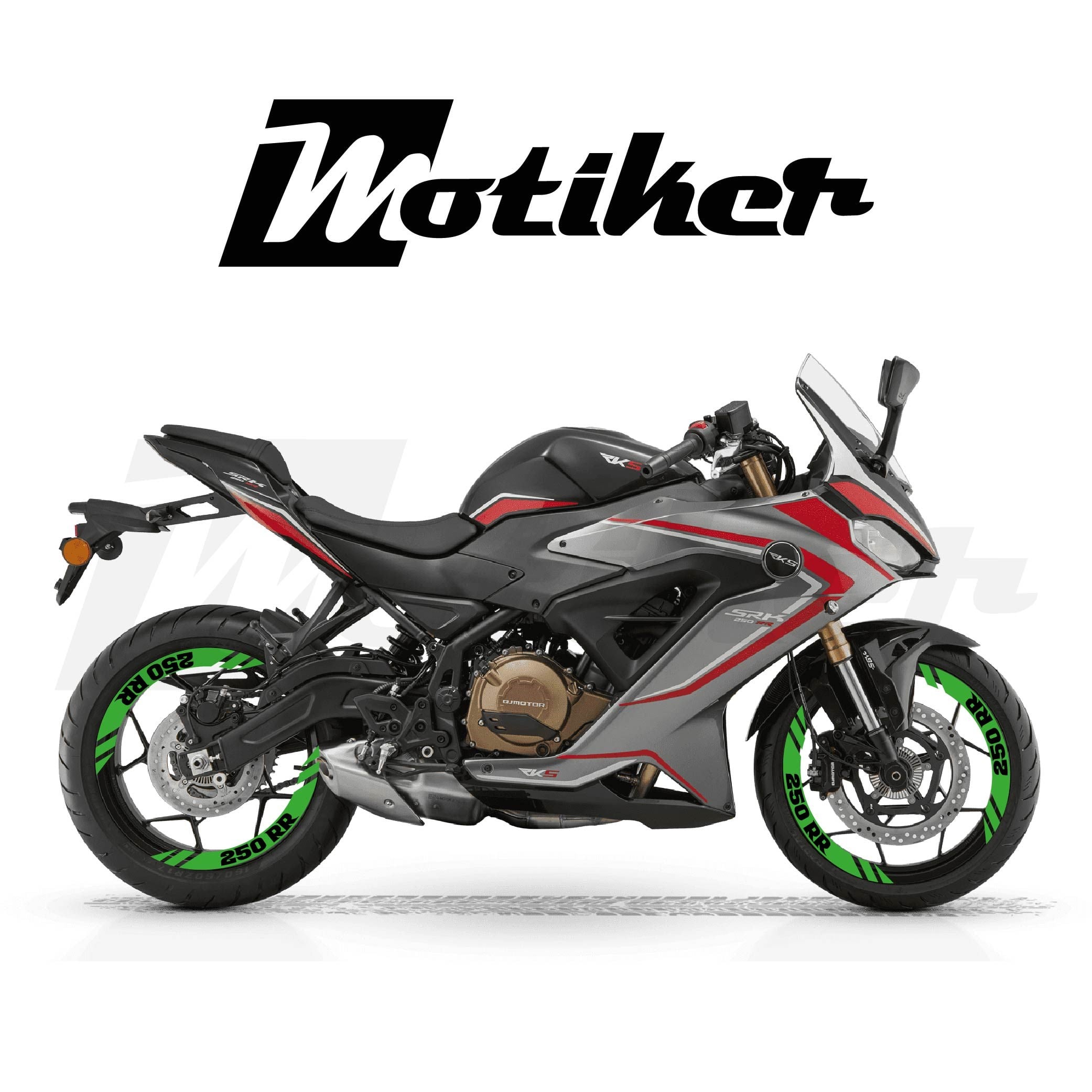 RKS SRK 250RR Jant Dış Şerit Tasarım Sticker Etiket Modeli