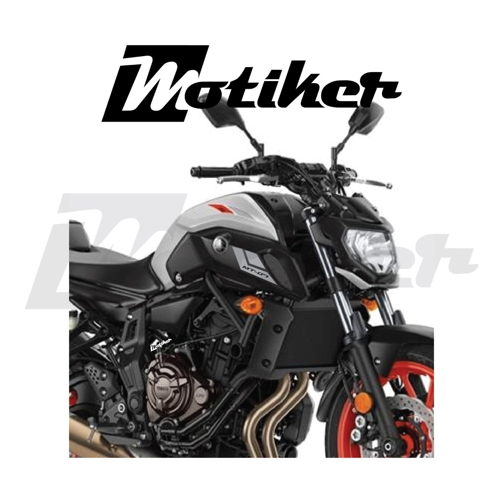 YAMAHA MT-07 Ön Grenaj Orjinal Tasarım Sticker