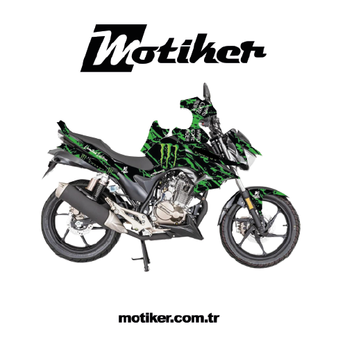 Mondial Drift Yeşil Monster Parçalı Kaplama Modeli 
