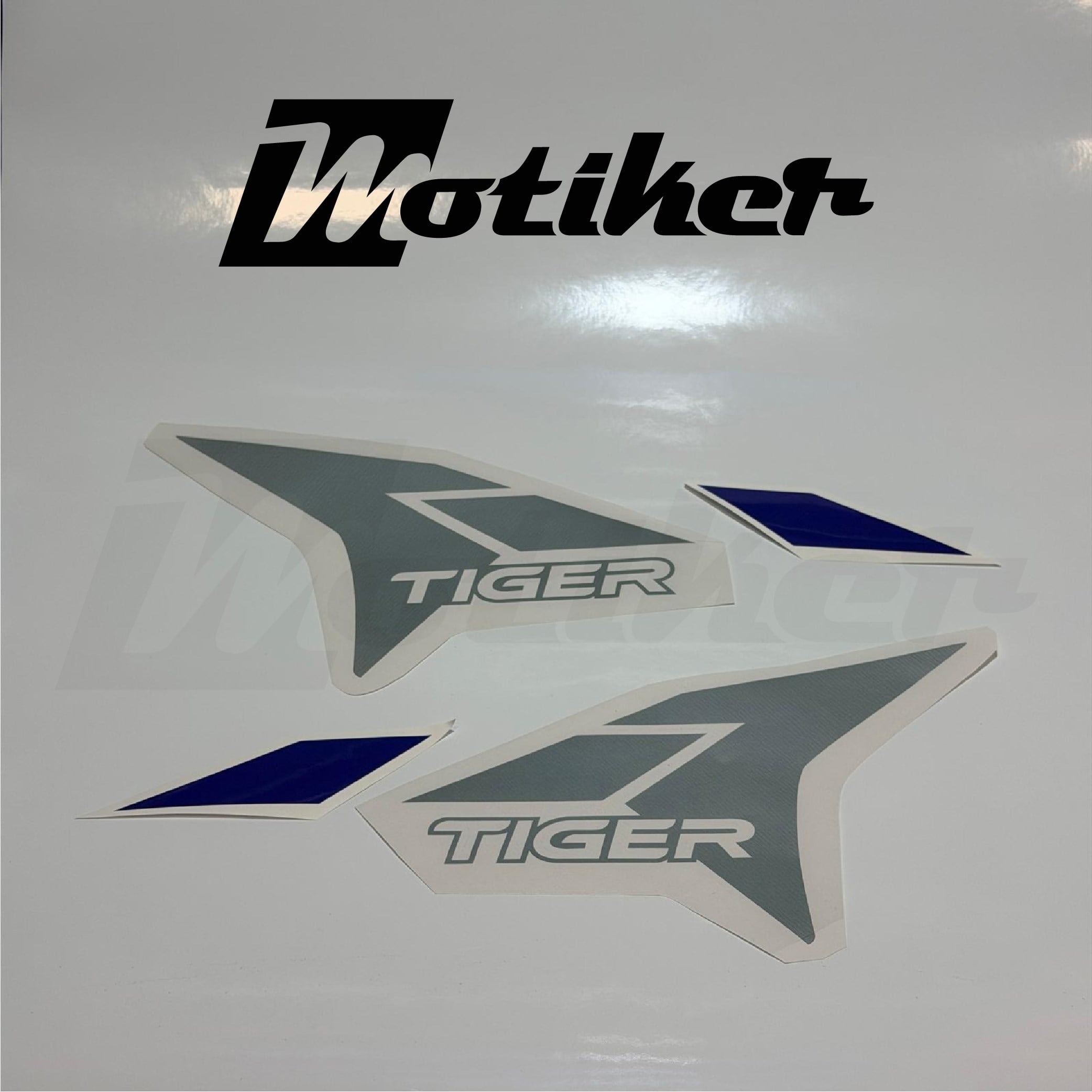 Triumph Tiger 900 Yan Greneaj Sağ Sol Tiger Orjinal Sticker Tasarım Etiket Modeli