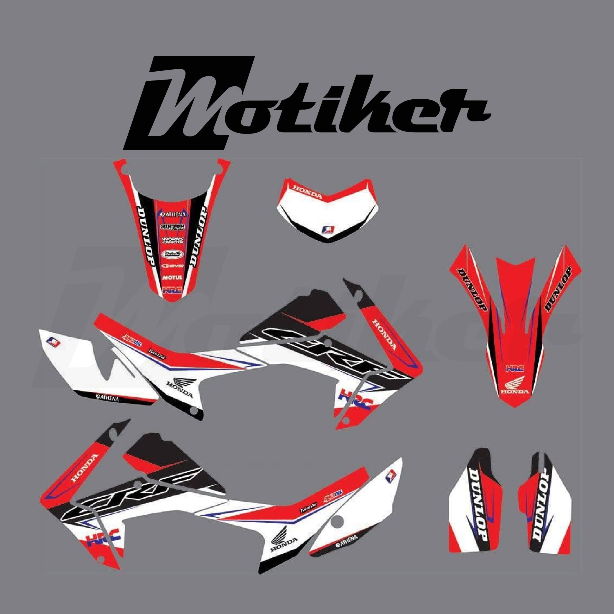 Honda CRF 250L 2021-2026 Model  HRC Twin AİR Tasarım Sticker Etiket Modeli