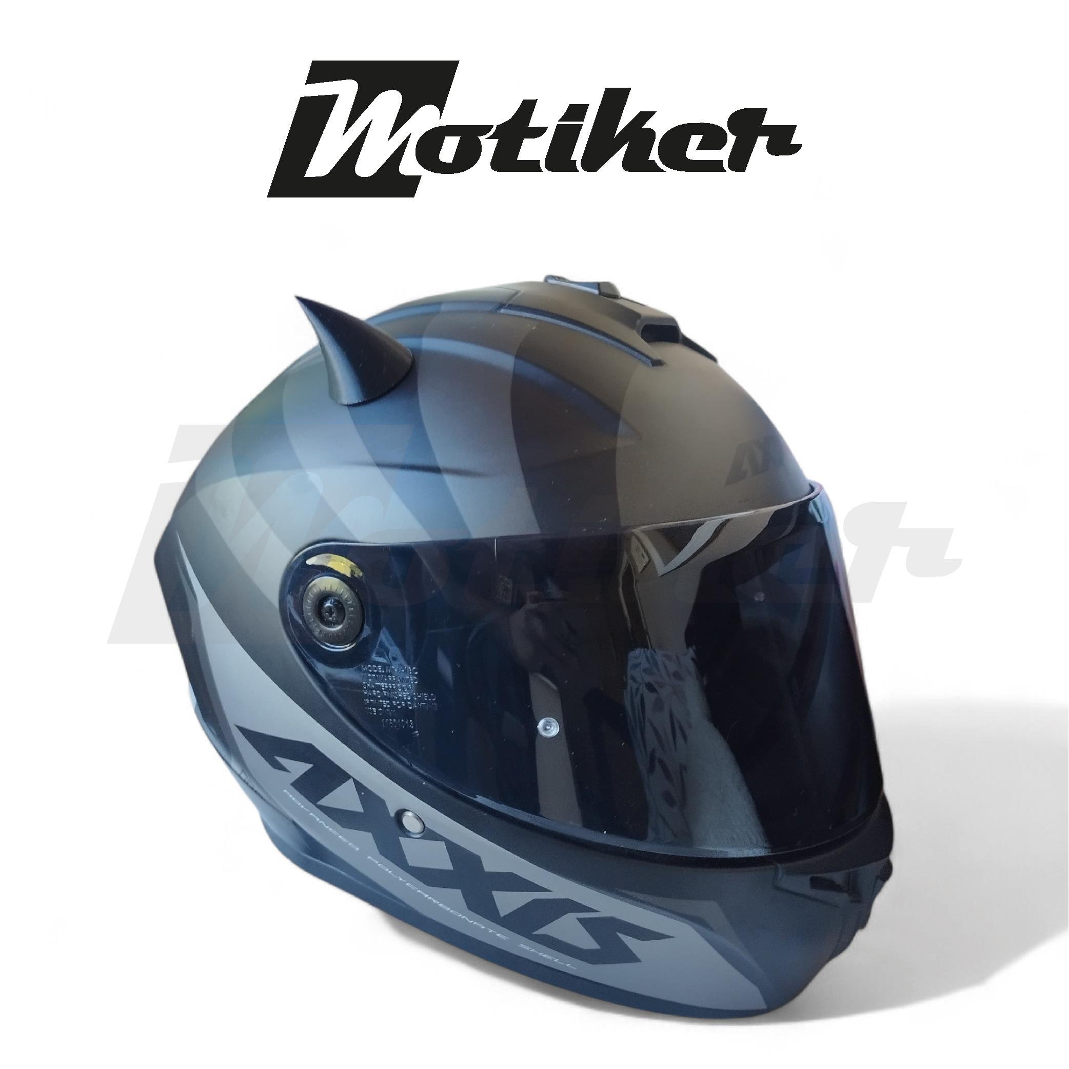 Evrensel Kask 3D Boynuz Aksesuar Model