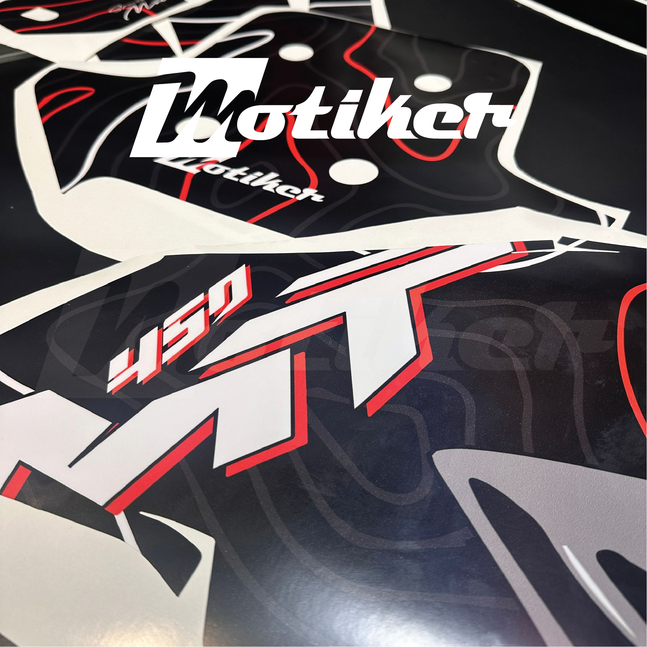 CF Moto 450MT Izohips MountainTasarım Sticker Etiket Modeli