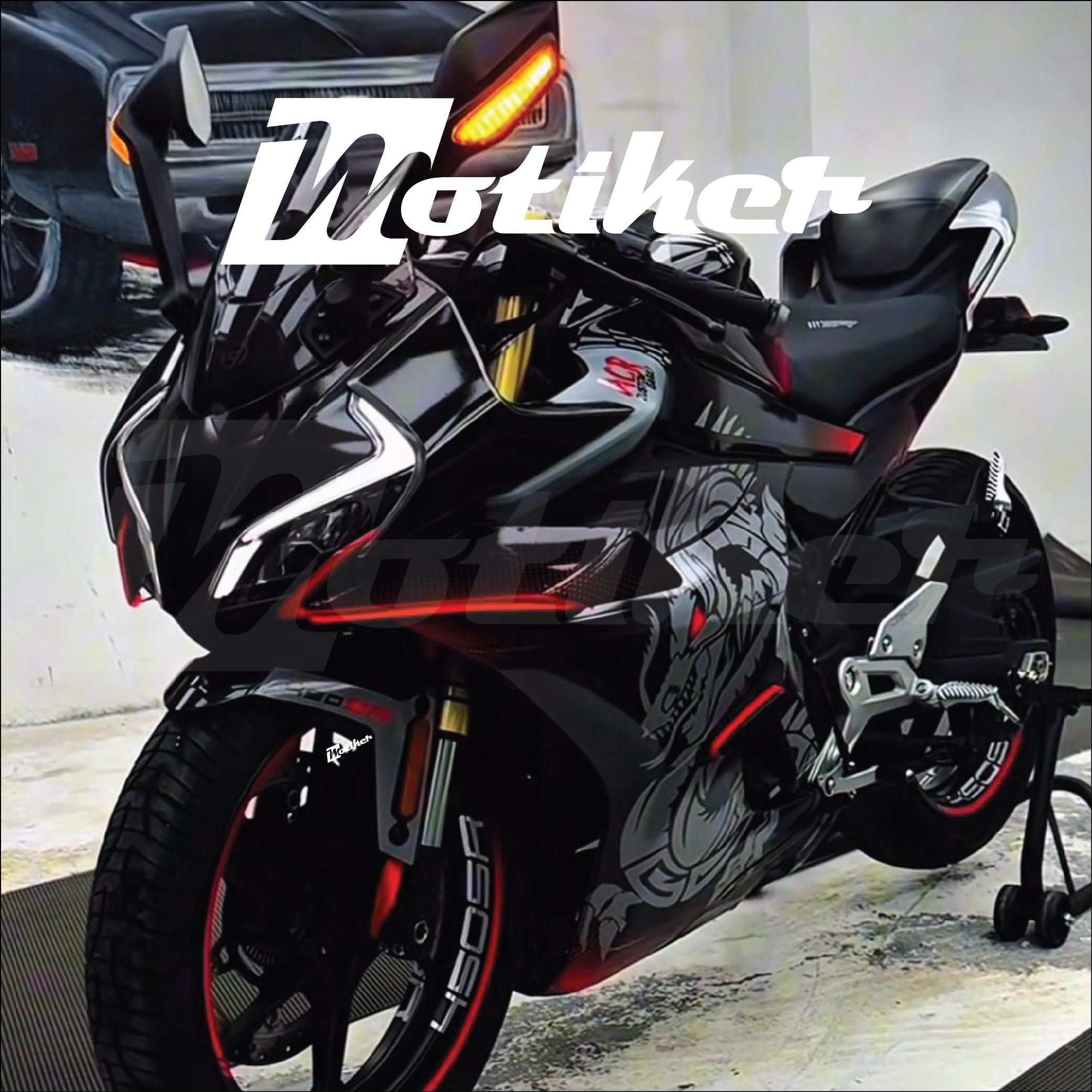 CFMOTO 450SR Dragon Motosiklet Kaplaması  Model 2