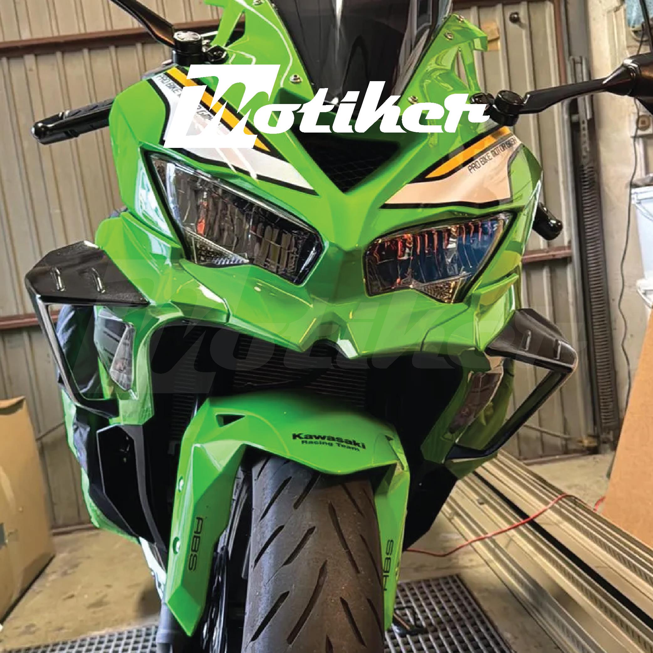 Kawasaki ZX-4RR Ön Kafa 3D Kanat Tasarımı