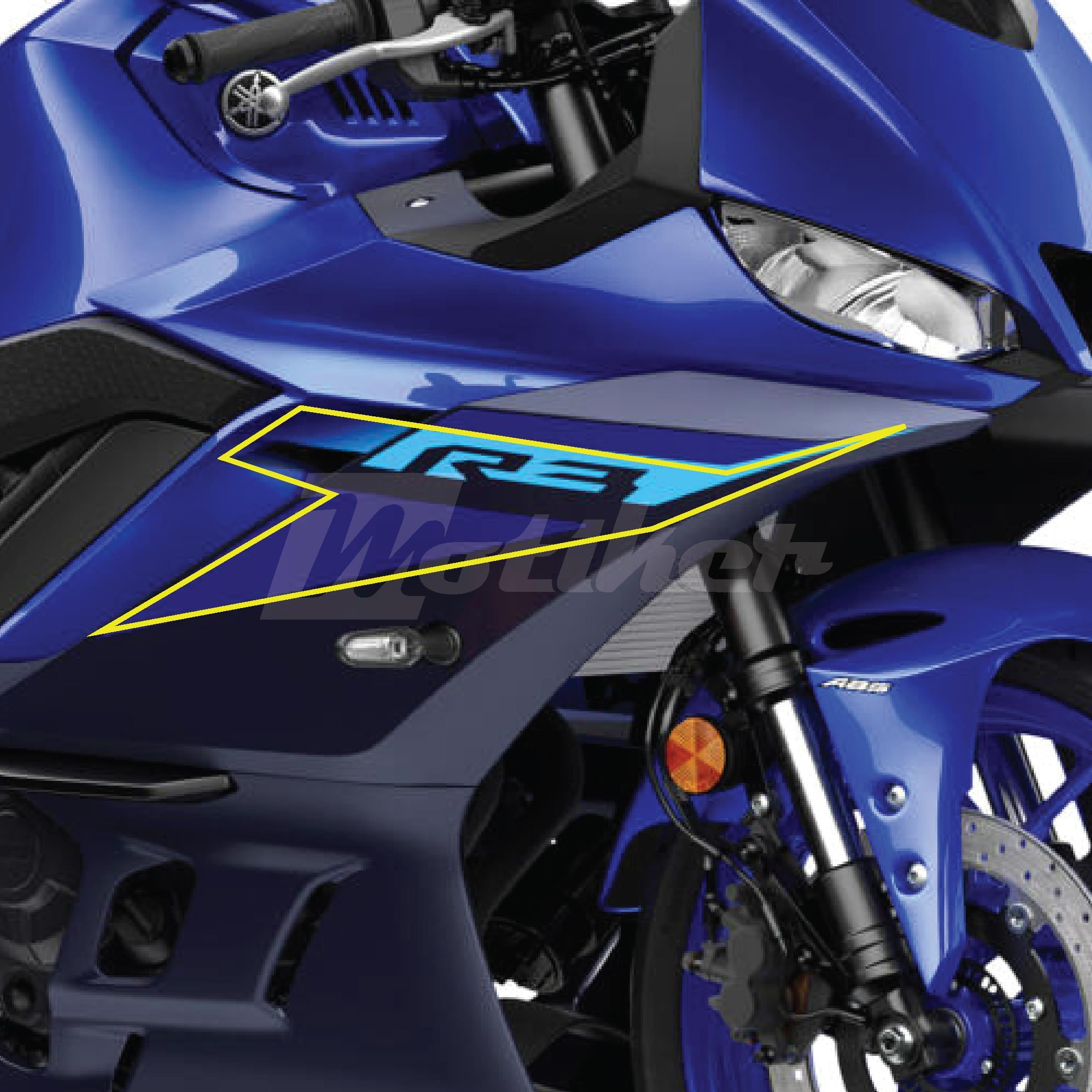 2024 R3 açık mavi ( turkuaz lacivert) orjinal Tasarım Siticker