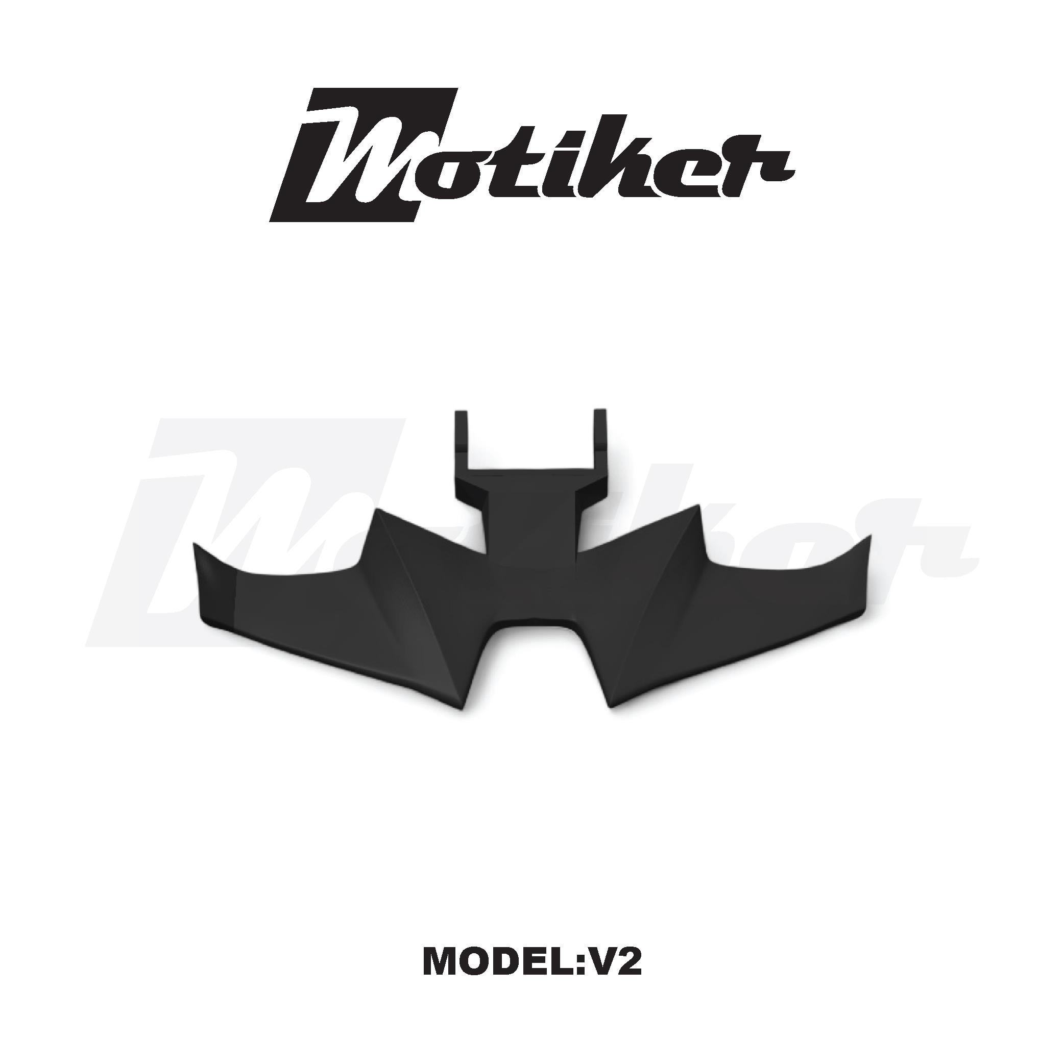 Benelli 125s / RKS RK125S Uyumlu Far Altı Winglet 3D Model Aksesuar V2