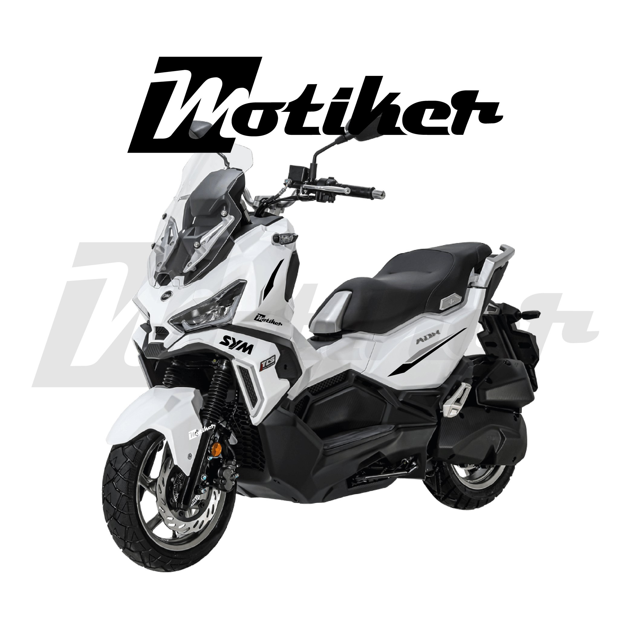 SYM ADX125 İki Renk Takım Sticker Etiket Modeli