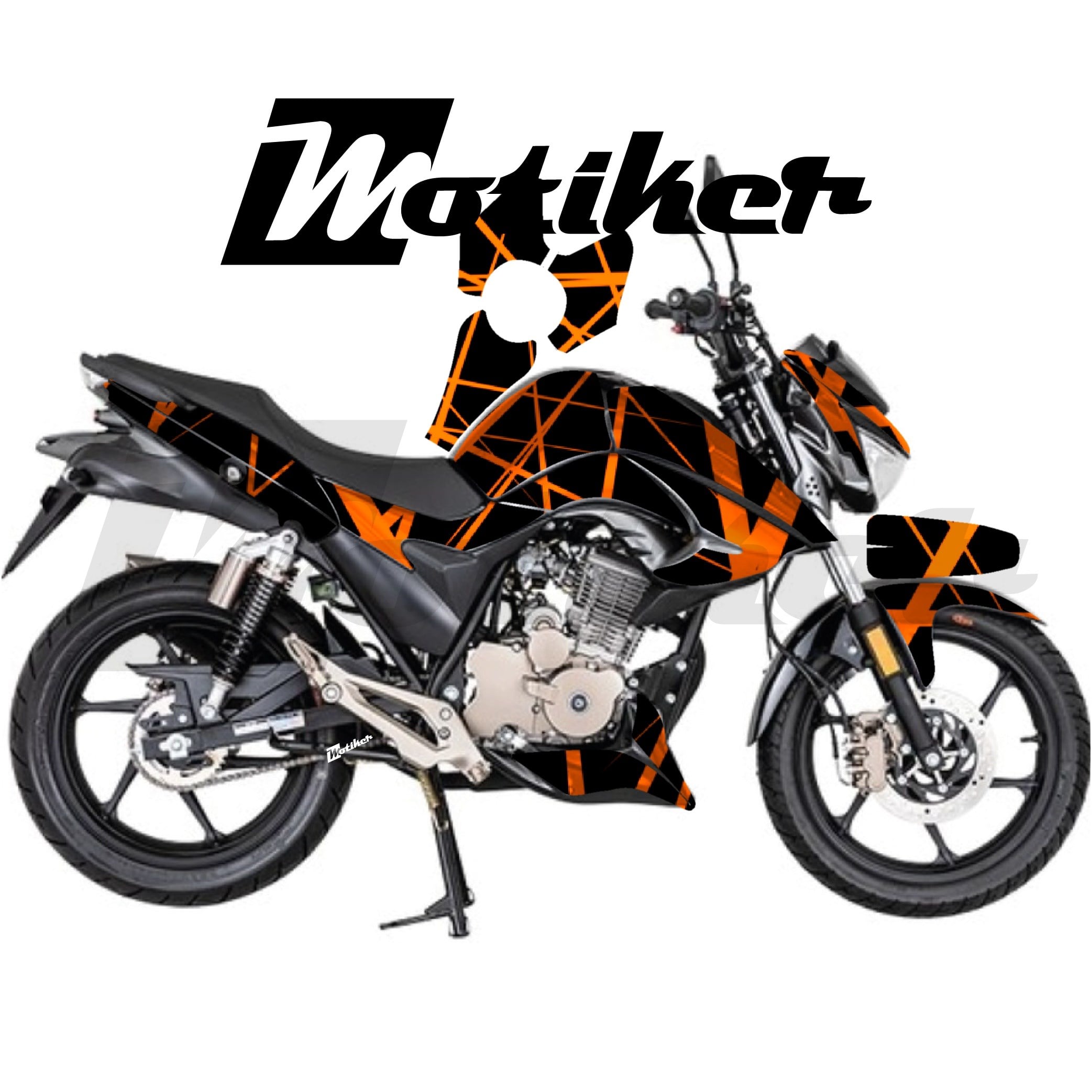 Mondial Drift L Parçalı Kaplama Sticker Etiket Modeli Geometrik Ağ Desen 1 (MTK9362)