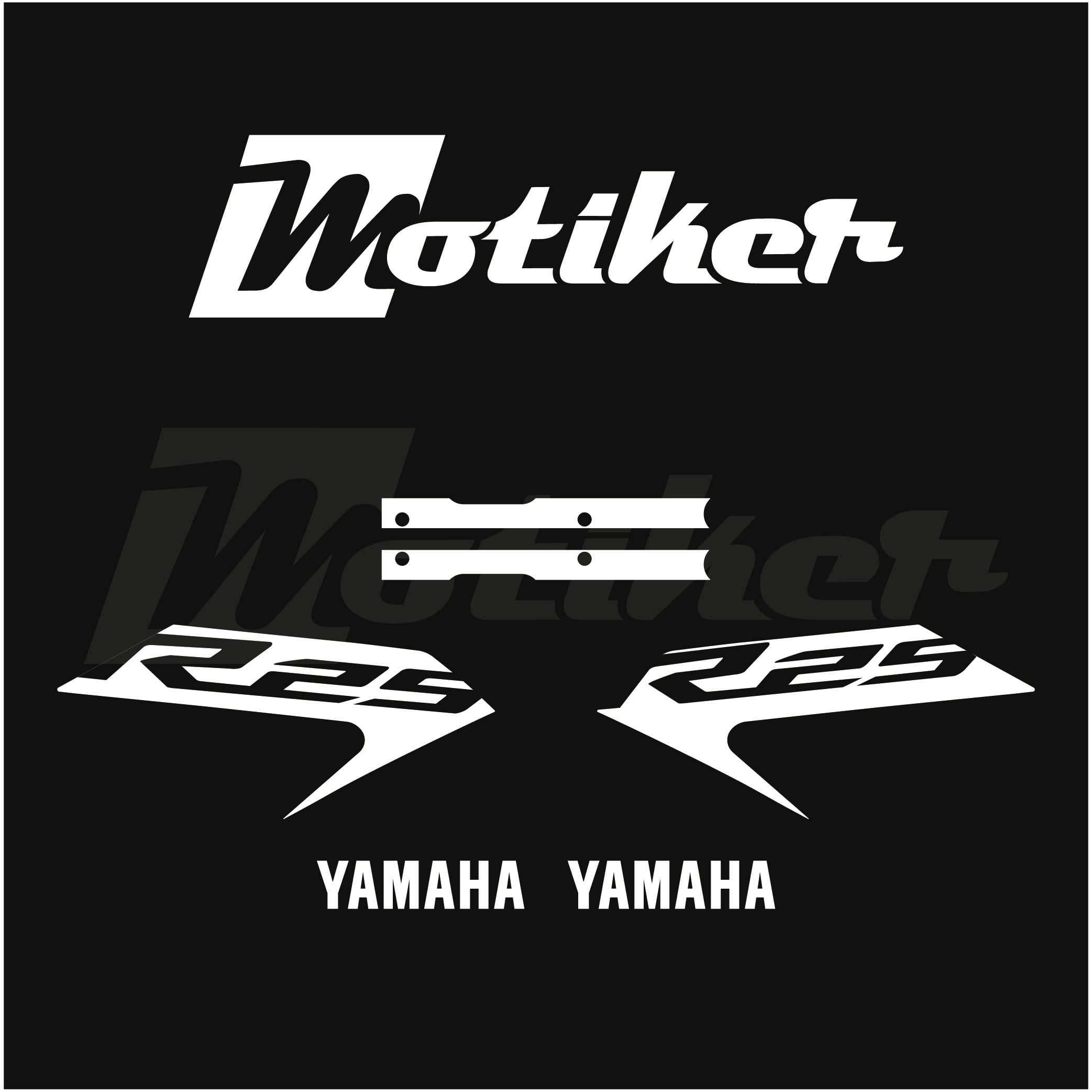Yamaha YZF R25 2025-2026 Model Beyaz Sticker Etiket Modeli