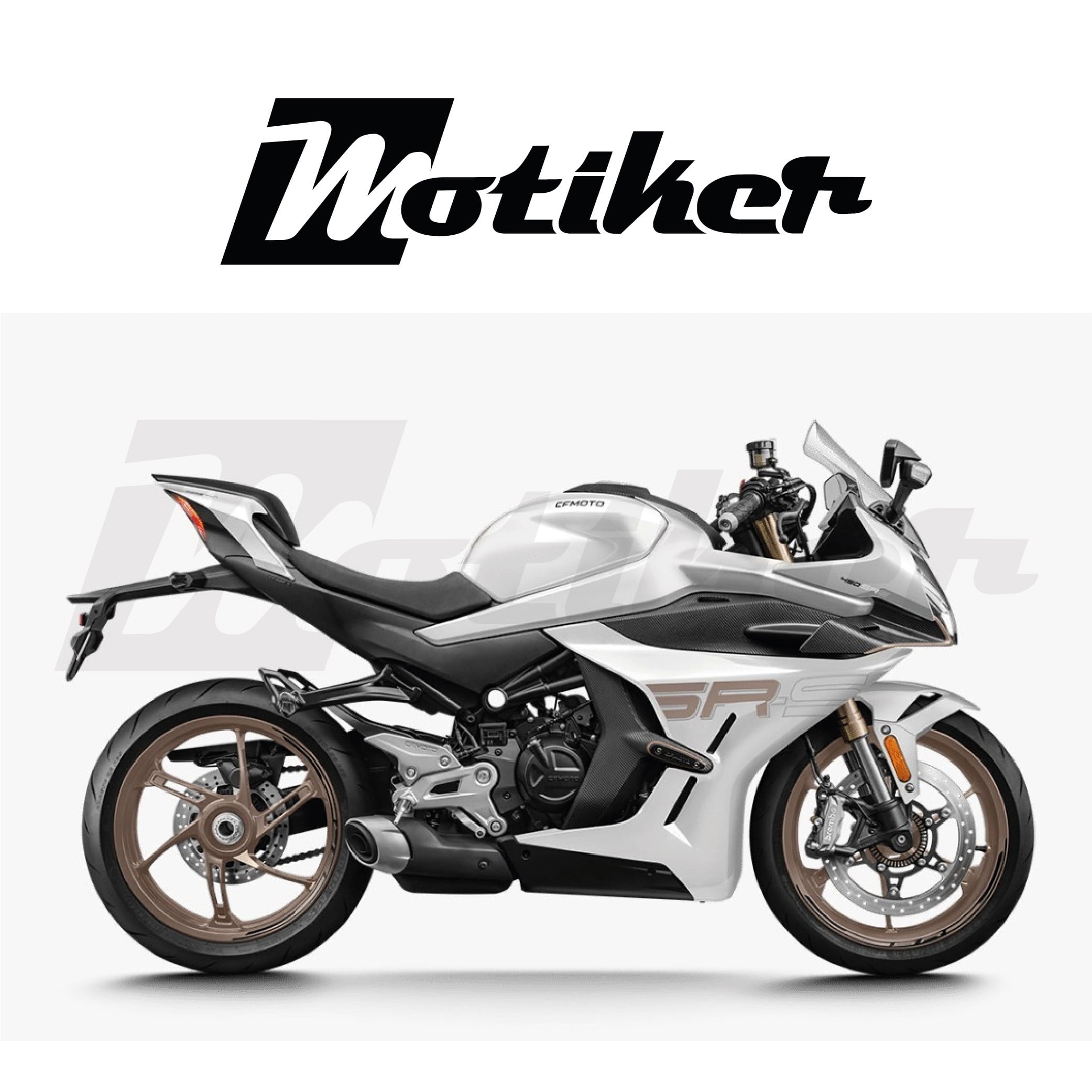 CFMOTO 450SR-S Gold Modeli Tasarımı Sticker Etiket Modeli