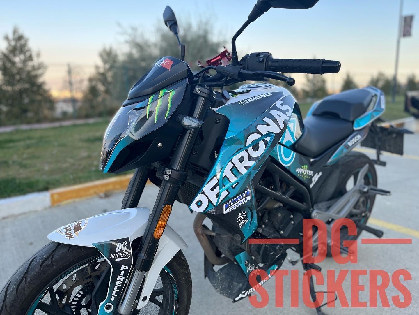 CFMOTO NK150 Petronas Tasarım Sticker Etiket Modeli