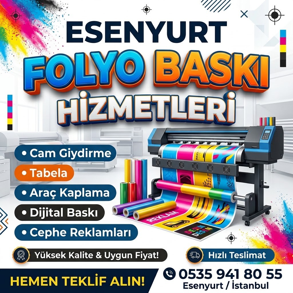 Folyo Baskı Esenyurt İSTANBUL