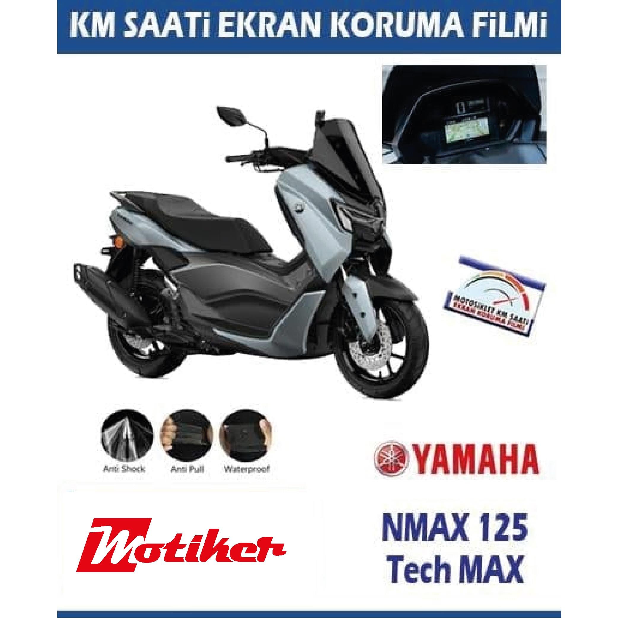 Yamaha N-Max 125 Tech Max Motosiklet Ekran Km Koruyucu