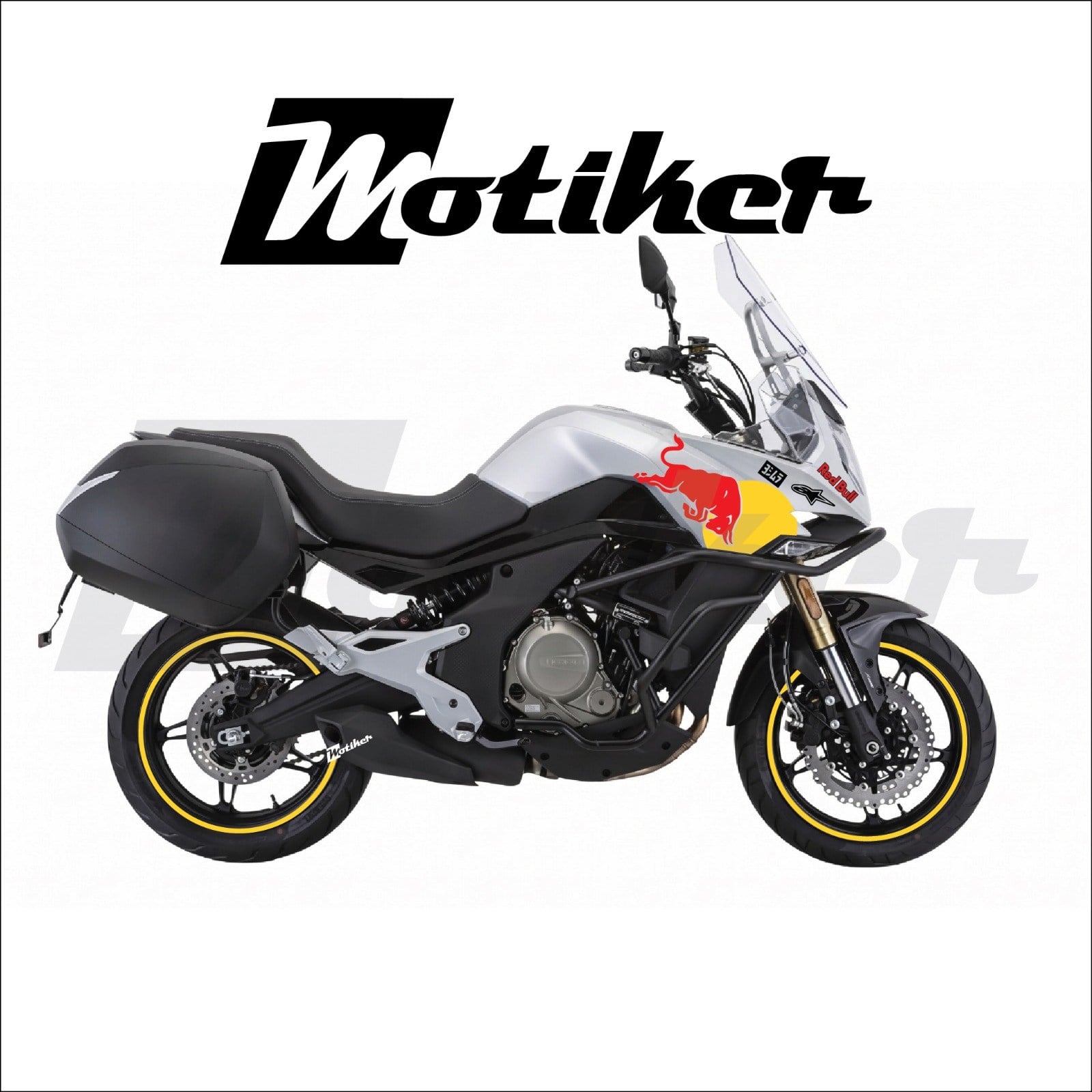 CF MOTO 650MT Bull Tasarım Sticker Etiket Modeli