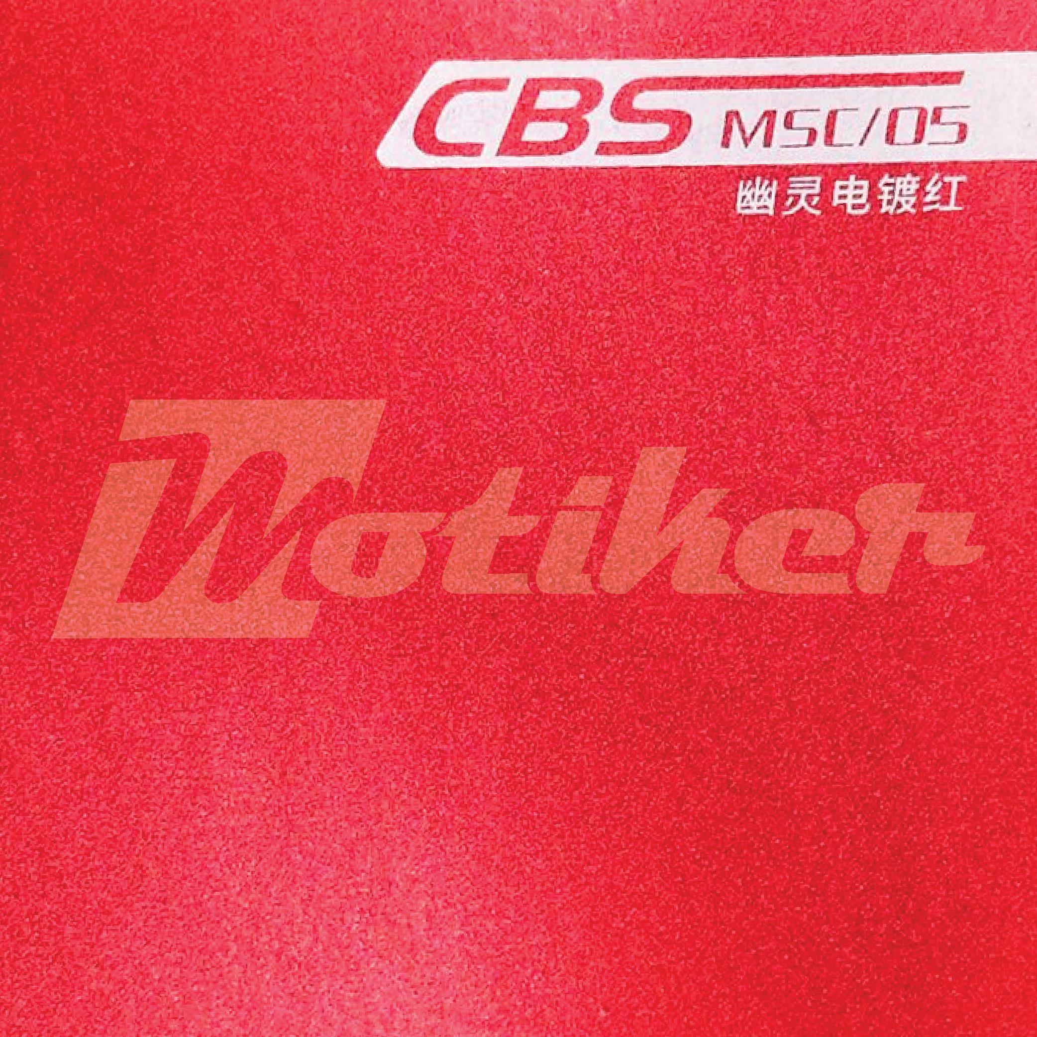 Carbins CBS MSC/05 Parlak Simli Kırmızı Folyo