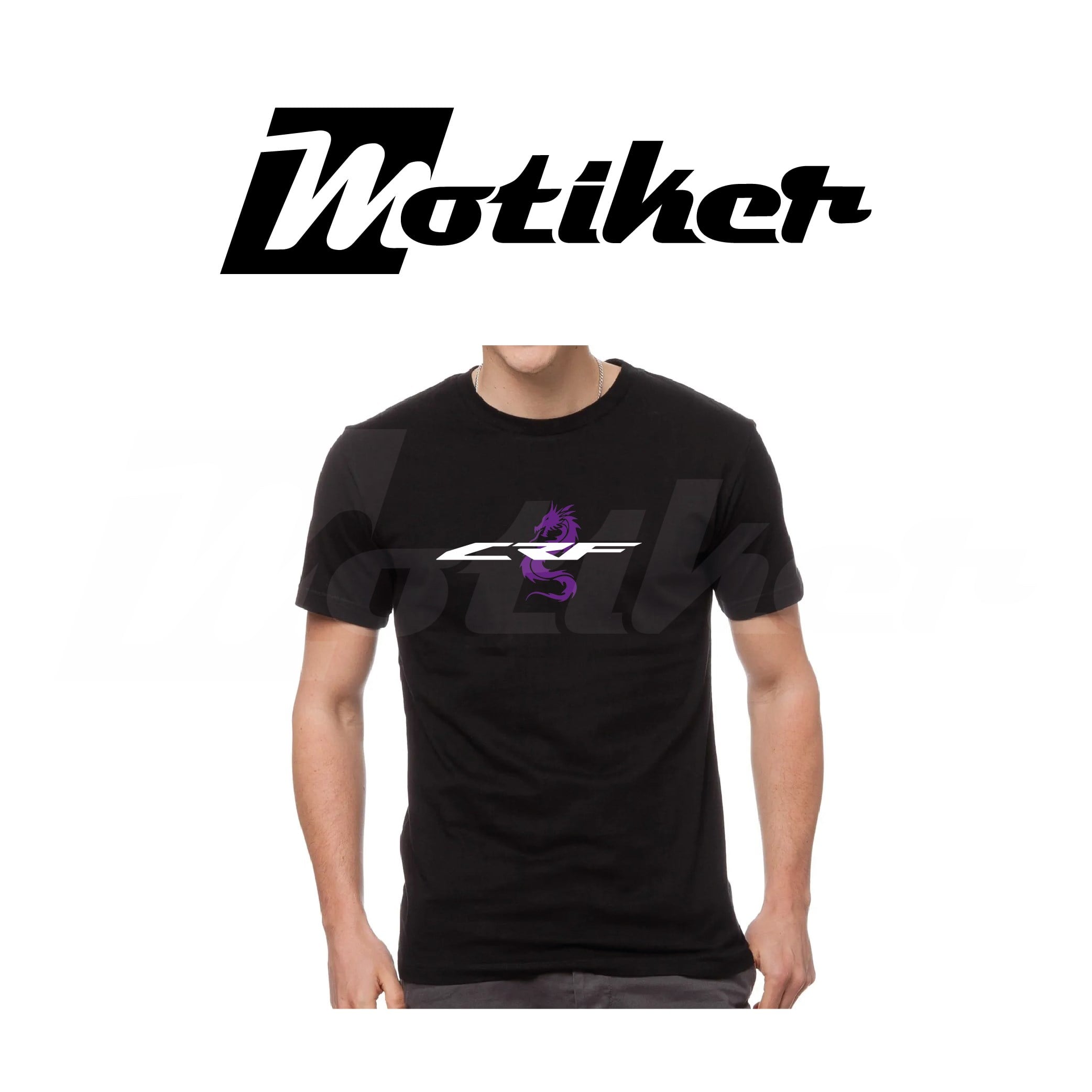 Honda CRF Dragon Desen Tasarımlı Motosiklet T-Shirt Modeli