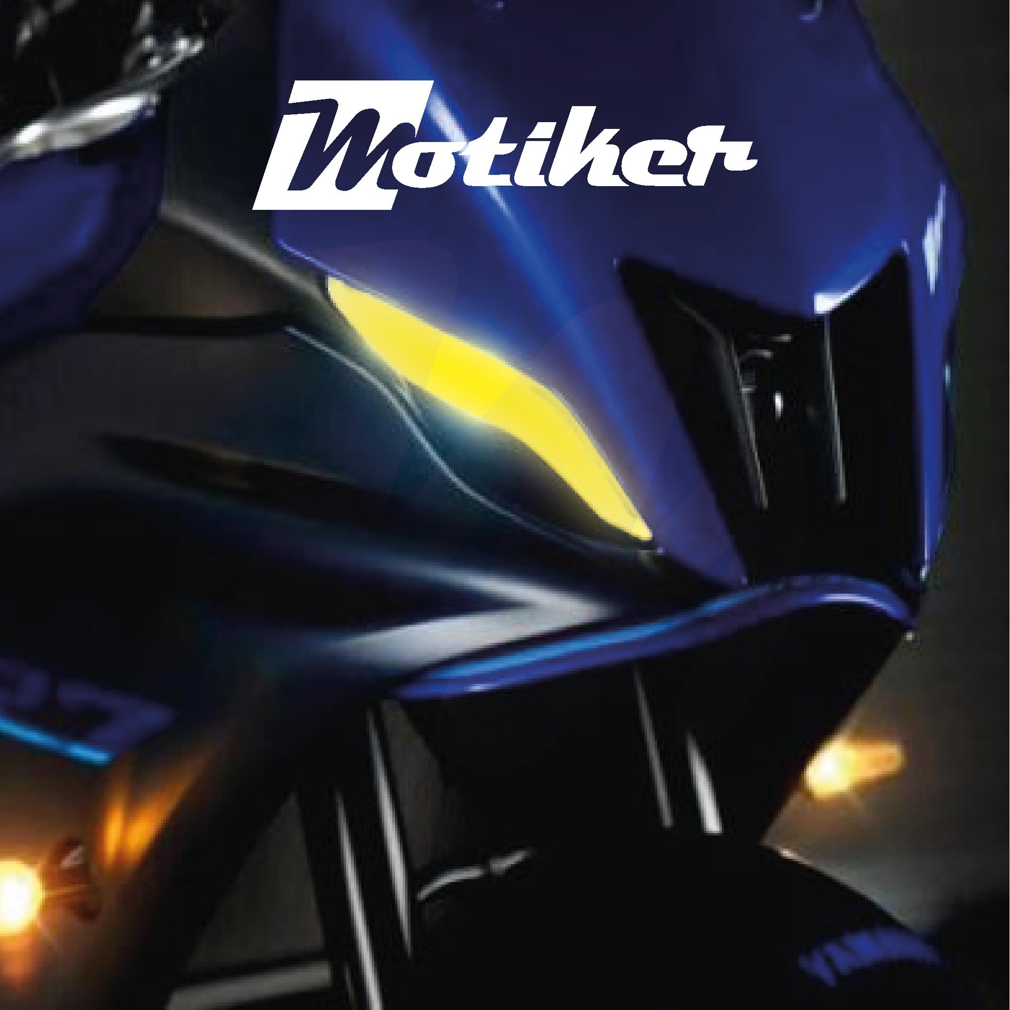 Yamaha YZF-R7 Far Sticker Far Folyo Renkli Sarı