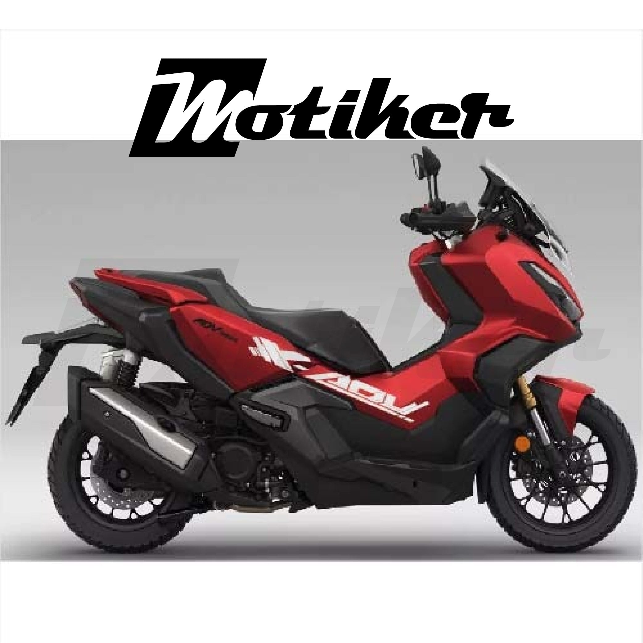 Honda X-ADV Beyaz Tasarım Sticker Etiket Modeli