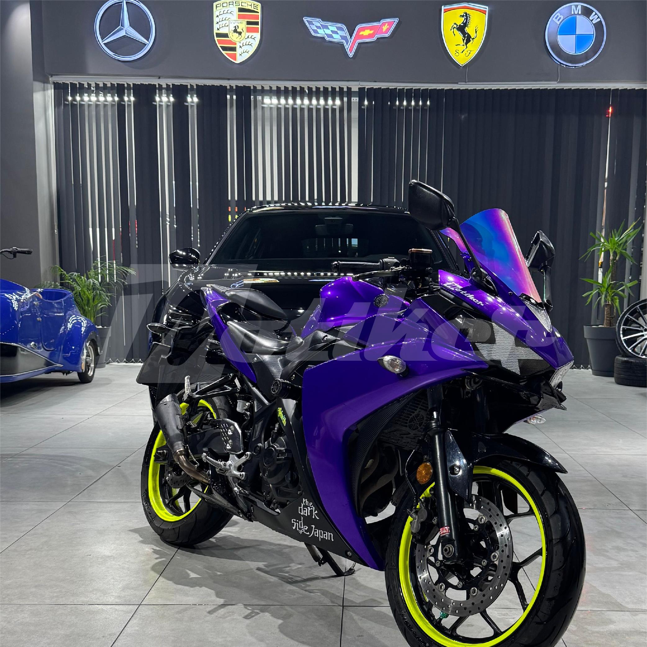 Yamaha R25 Parçalı Mor Kaplama 