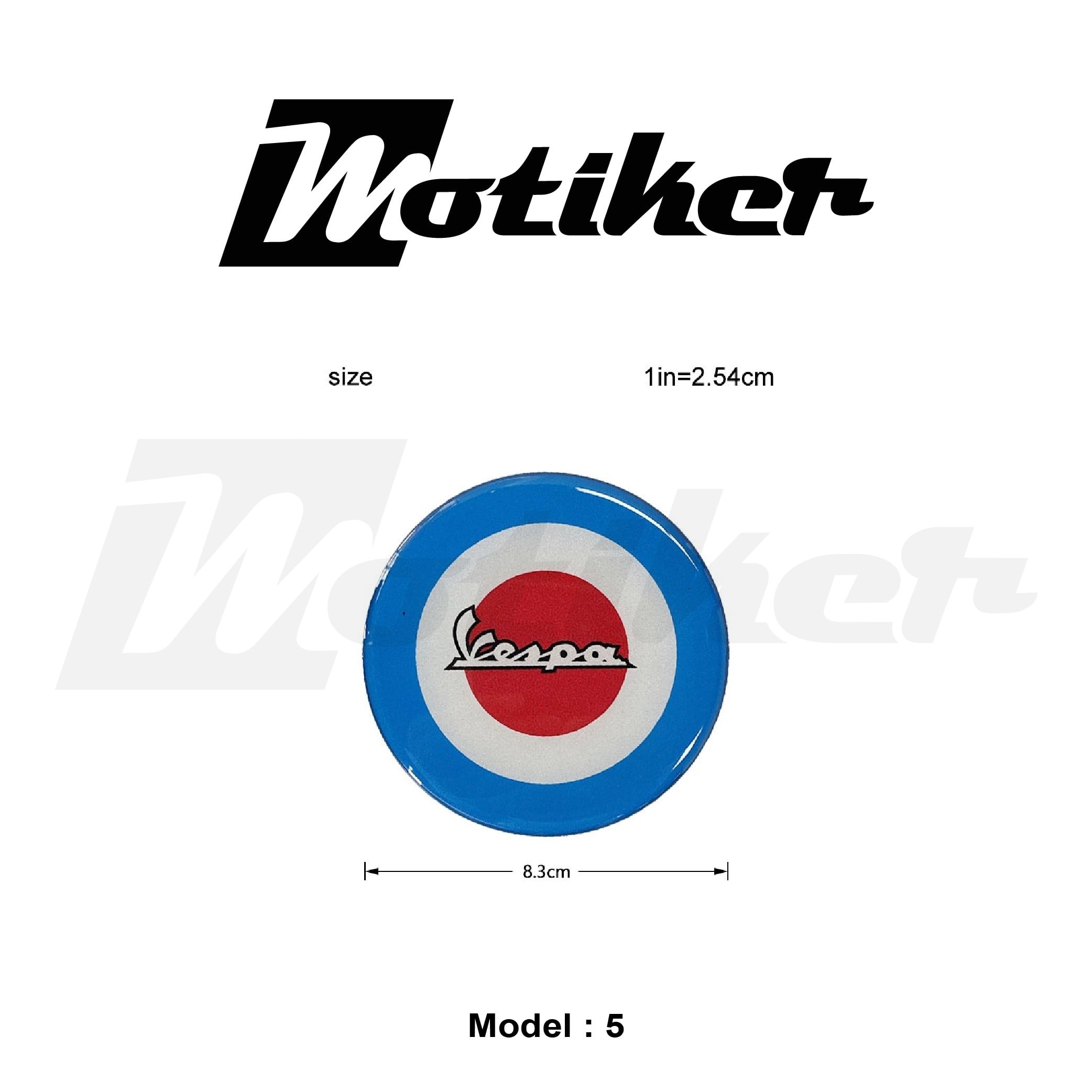 Piaggio Vesapa Damla Sticker Tasarım Model 5