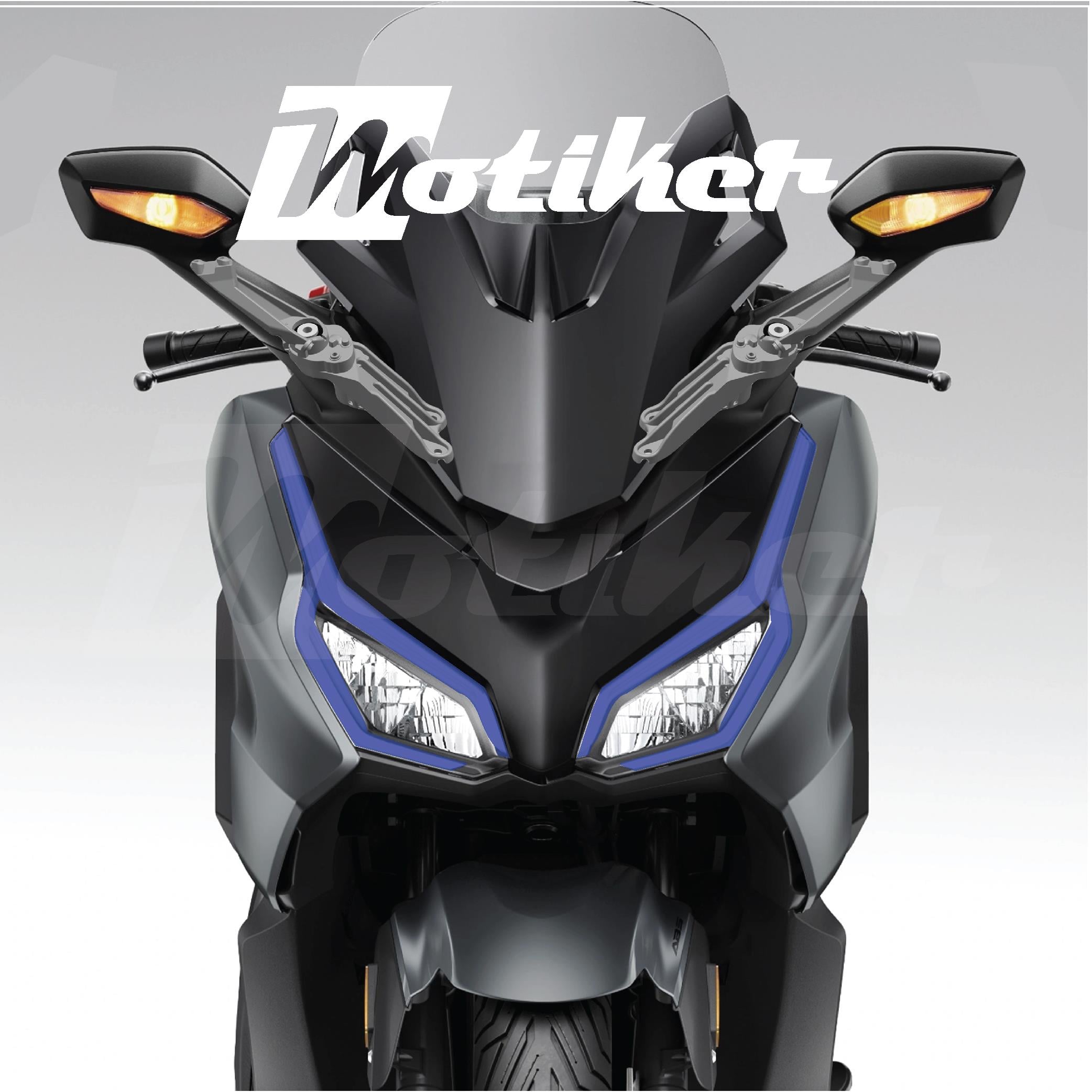 Honda Forza 2023-2024-2025 Yılları Uyumlu Lacivert Far Filmi Far Tasarım Sticker