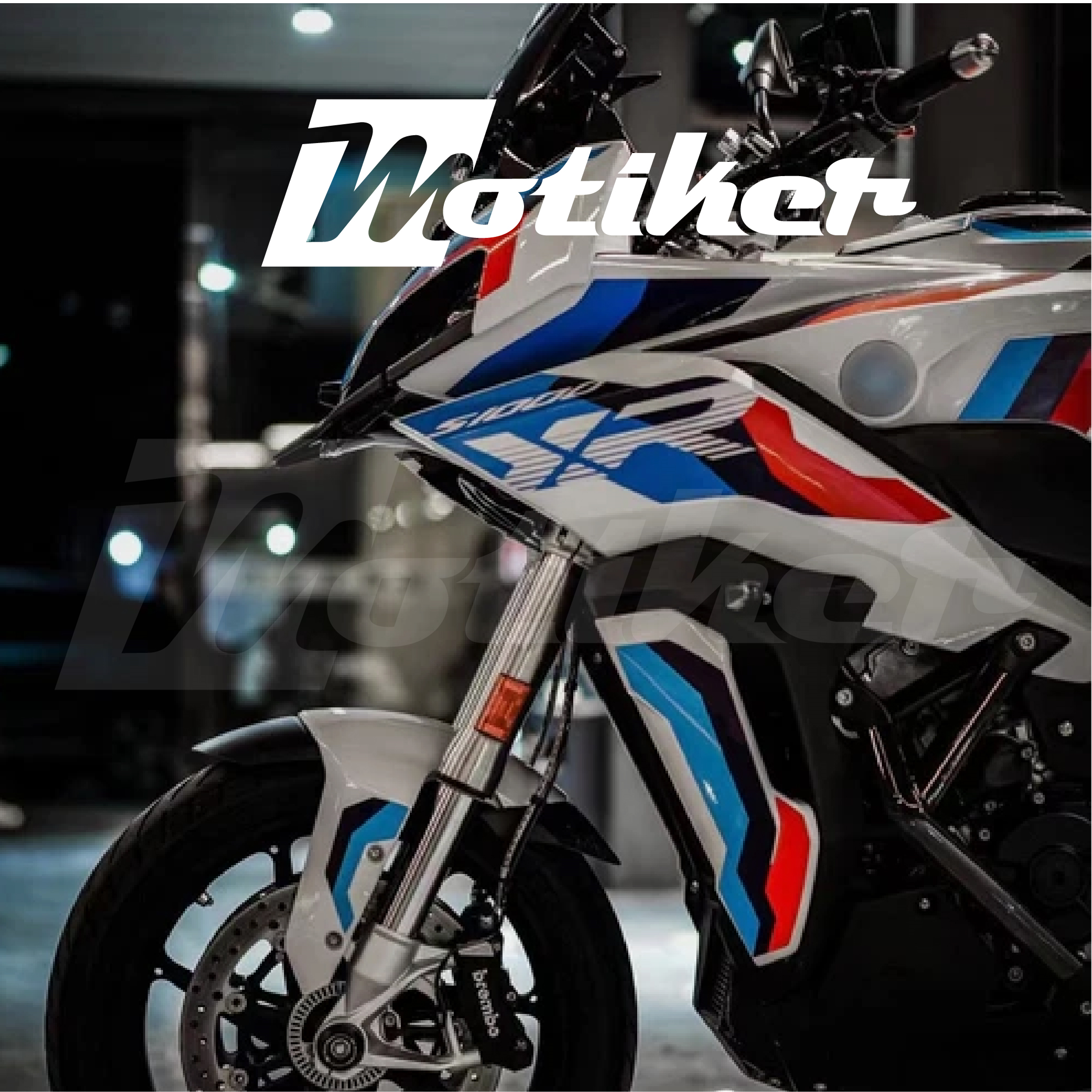 BMW S1000XR 2020-2023 M Tasarım Sticker Etiket Modeli