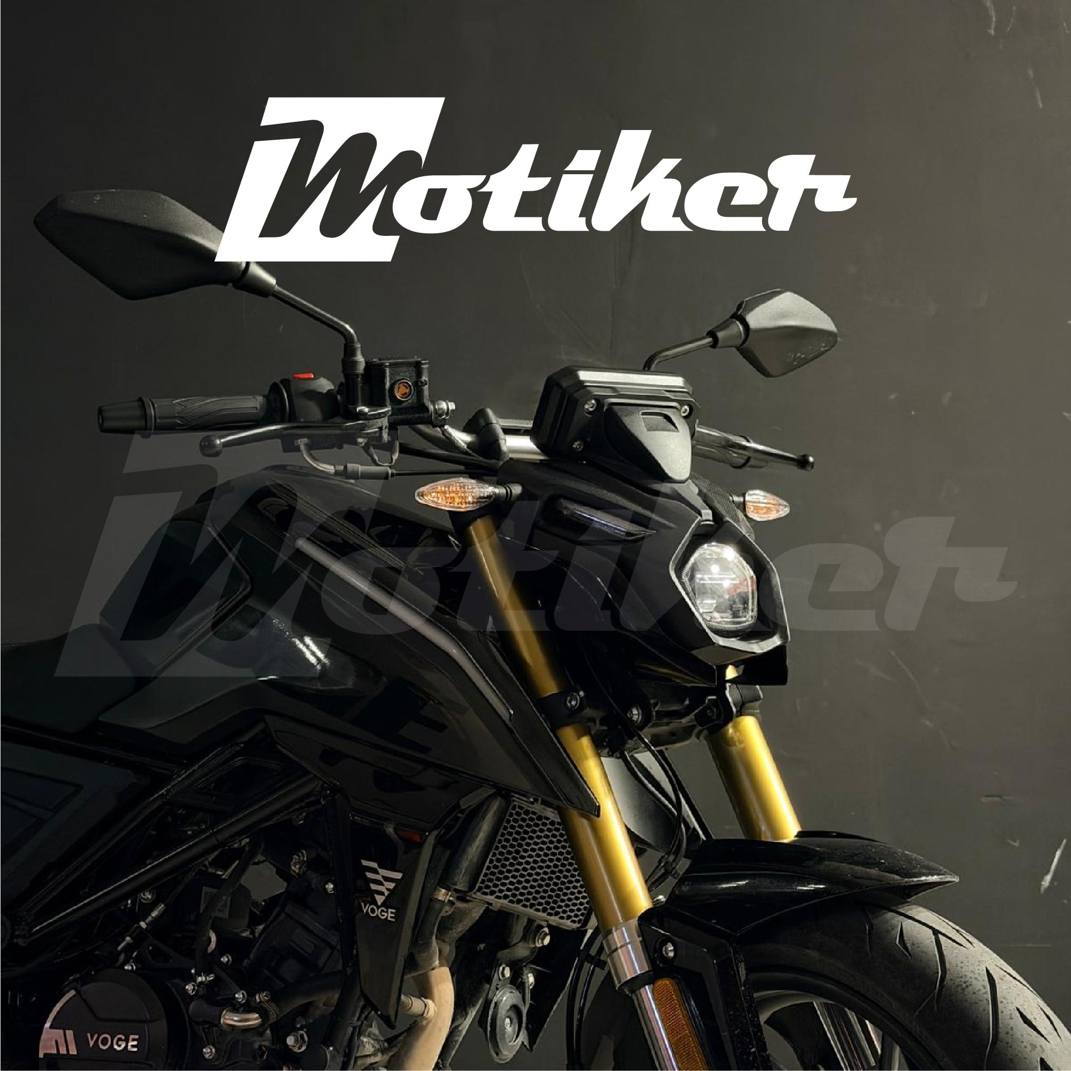Voge 125R Ön Amortisör Gold (Altın Renk) Kaplama Tasarımı Sticker Etiket Modeli