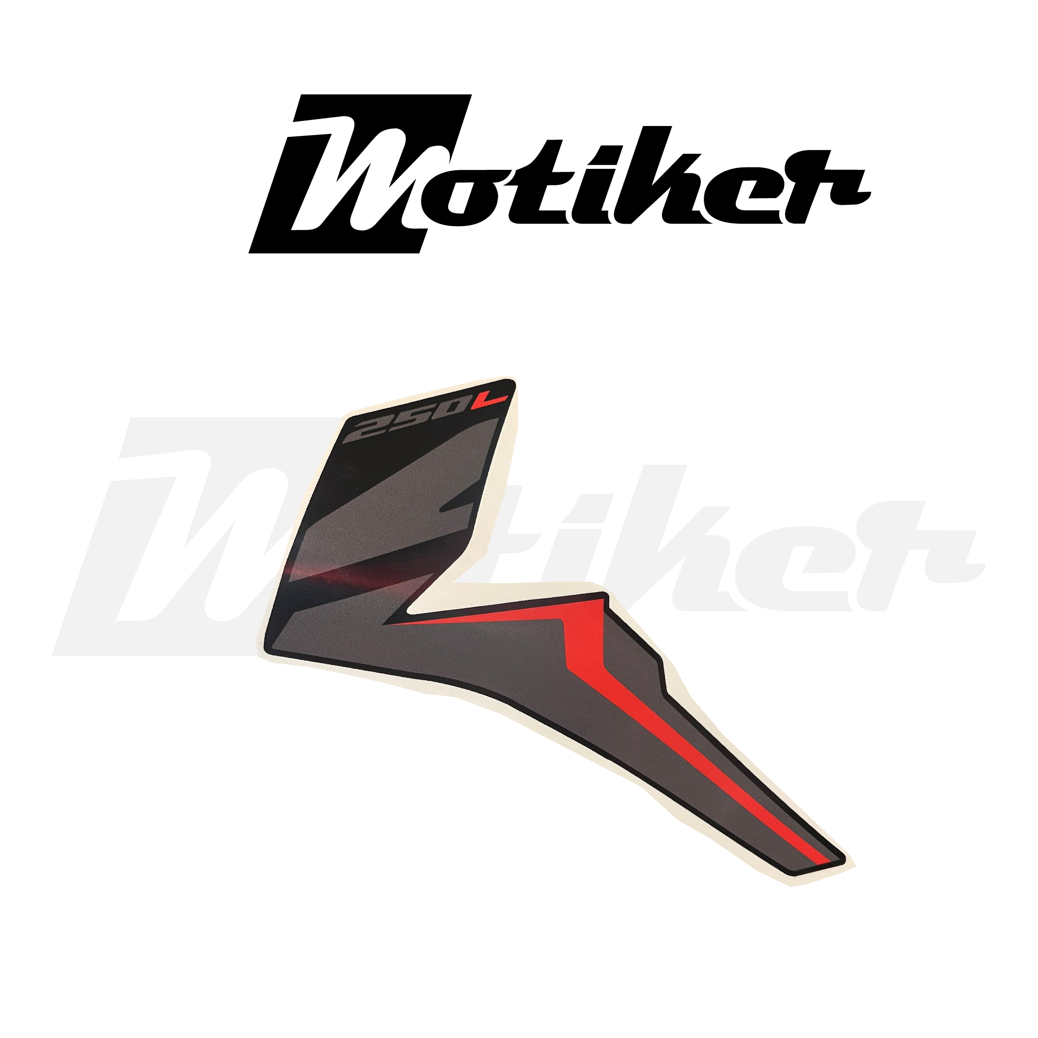 Honda CRF 250L Sol Yan Ön Grenaj Orjinal Parça Sticker Etiket Modelir 
