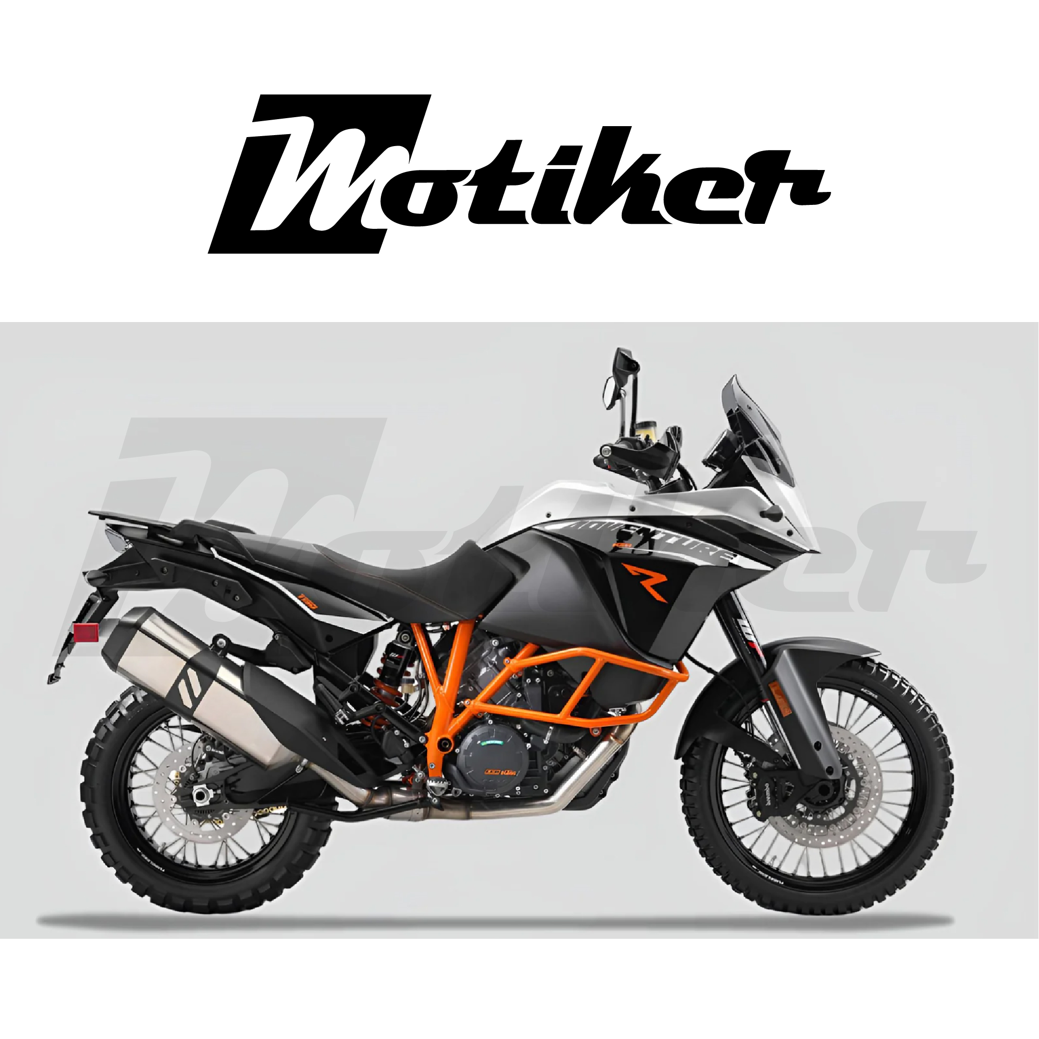 KTM KTM Adventure S R 1050 1090 1190 2013-2018 PPF Kaplama (Şeffaf Koruma) Tasarımı Sticker Etiket Modeli