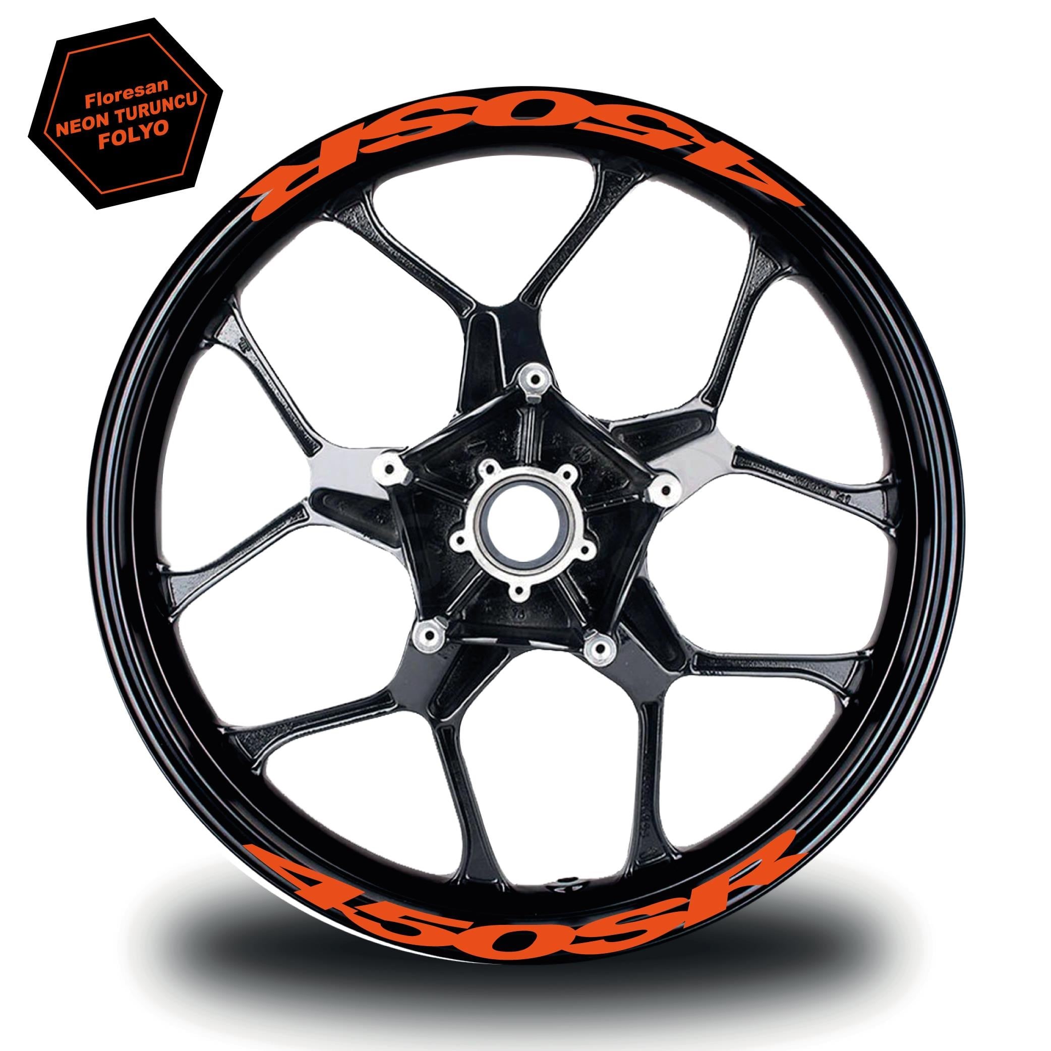 CF MOTO SR450 Jant İçi 450SR Yazı Motosiklket Sticker Beyaz Renk Modeli