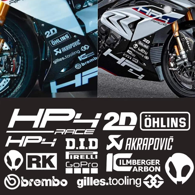 BMW S1000 RR Etiket Marka Logoları
