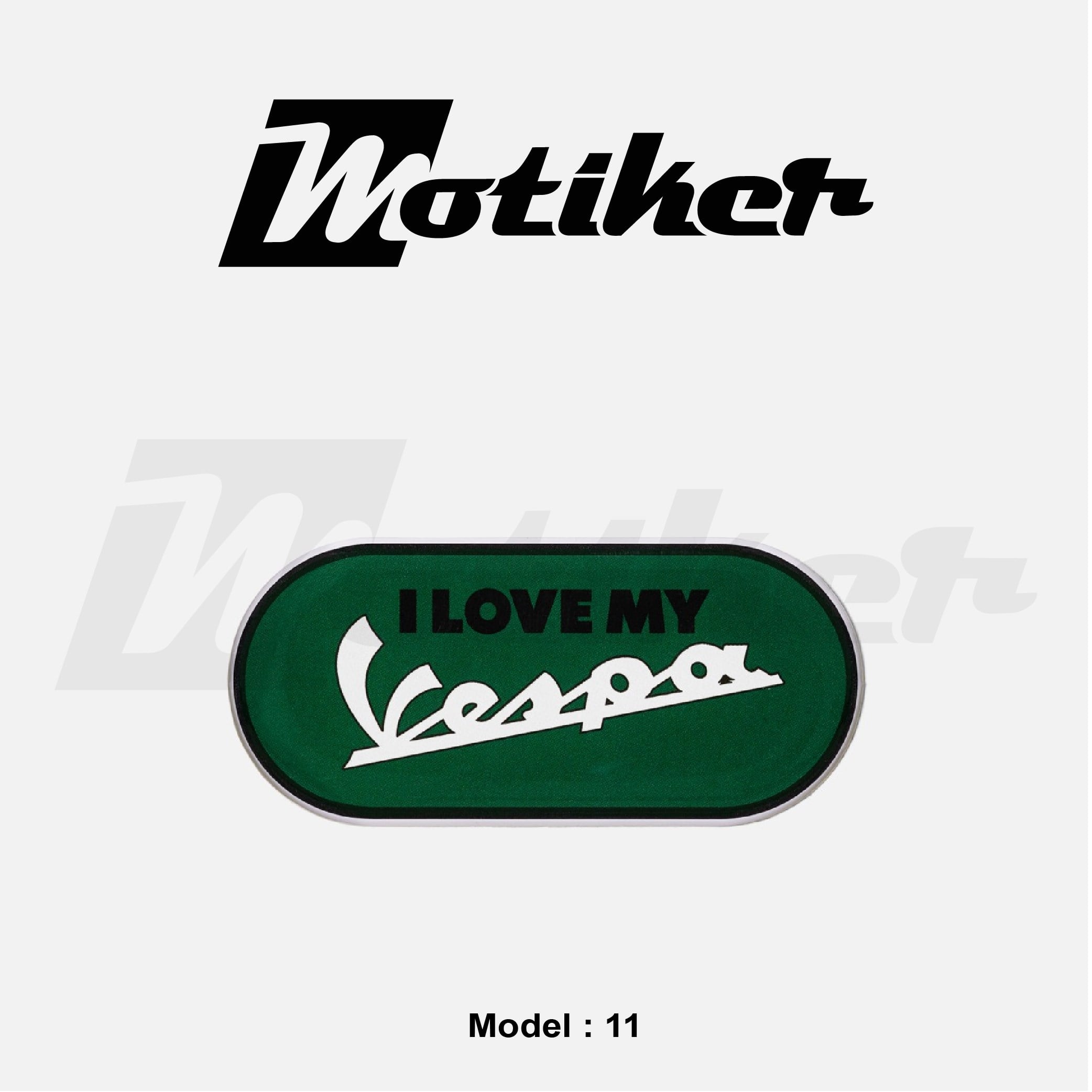 Piaggio Vesapa Damla Sticker Tasarım Model 11