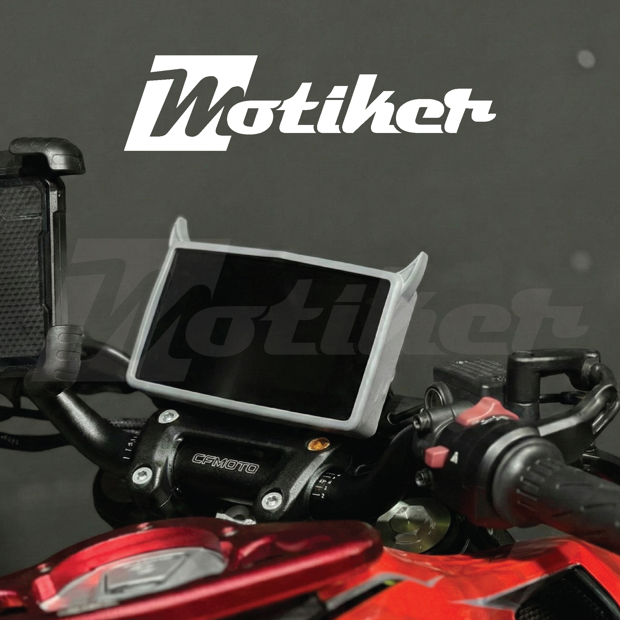 CF MOTO NK250 VE SR250 2023-2025 UYUMLU KM KORUYUCU KILIF GRİ