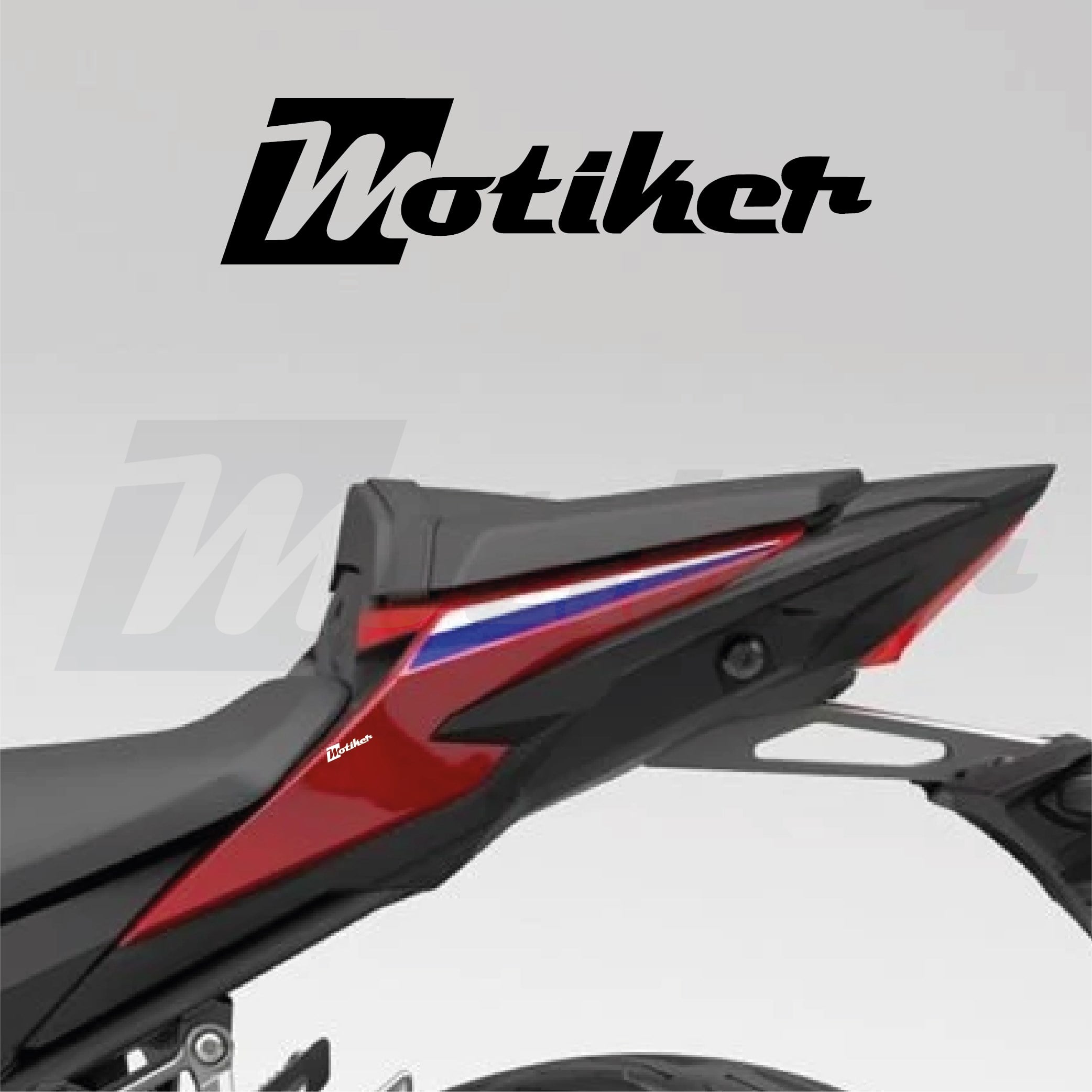 Honda CBR500R 2025-2026 Model Orjinal Tasarım Arka Kuyruk Üstü Sol Sticker Etiket Modeli