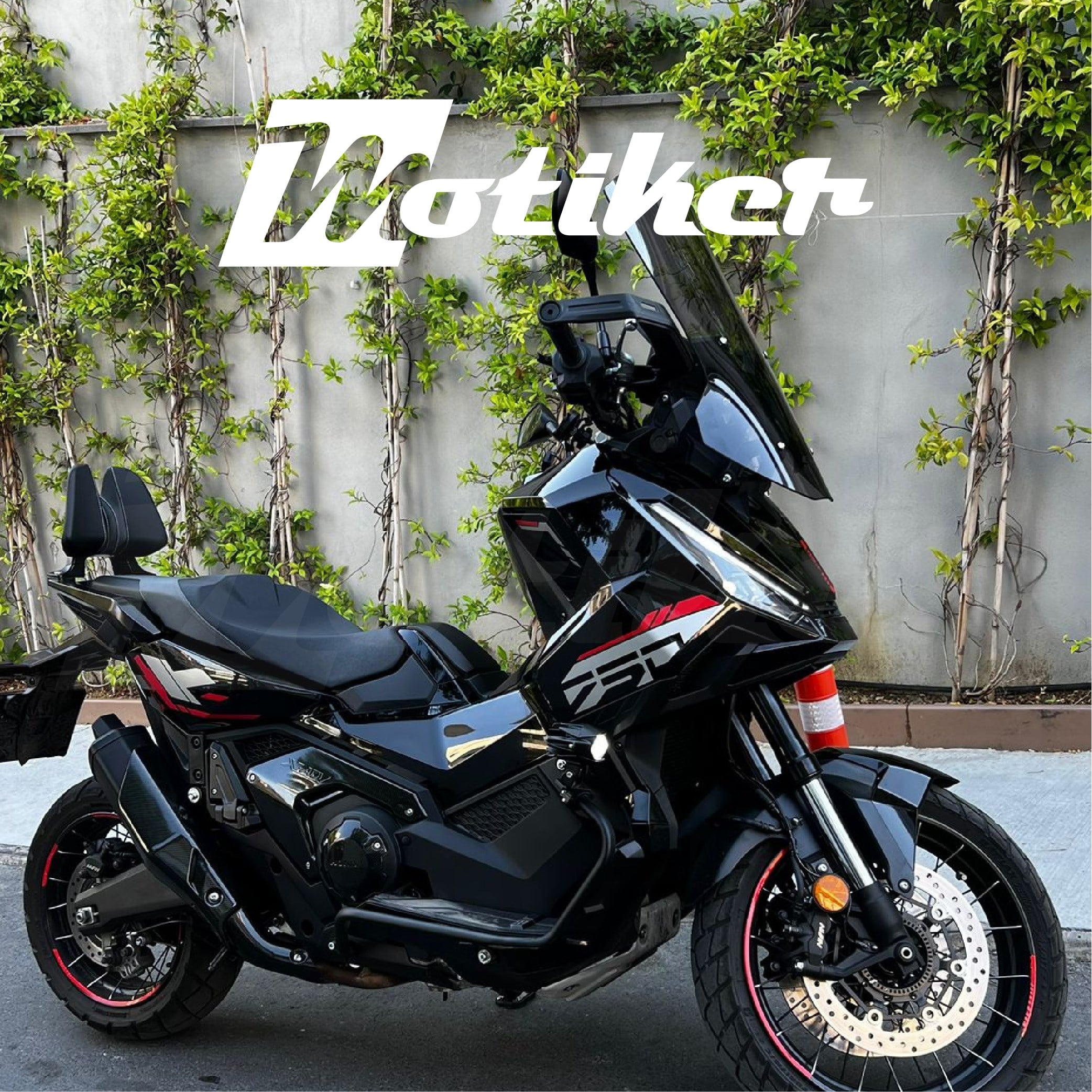 Honda X-ADV 750 Sticker 2025 Özel Tasarım Sticker Etiket Modeli Gri ve Kırmızı