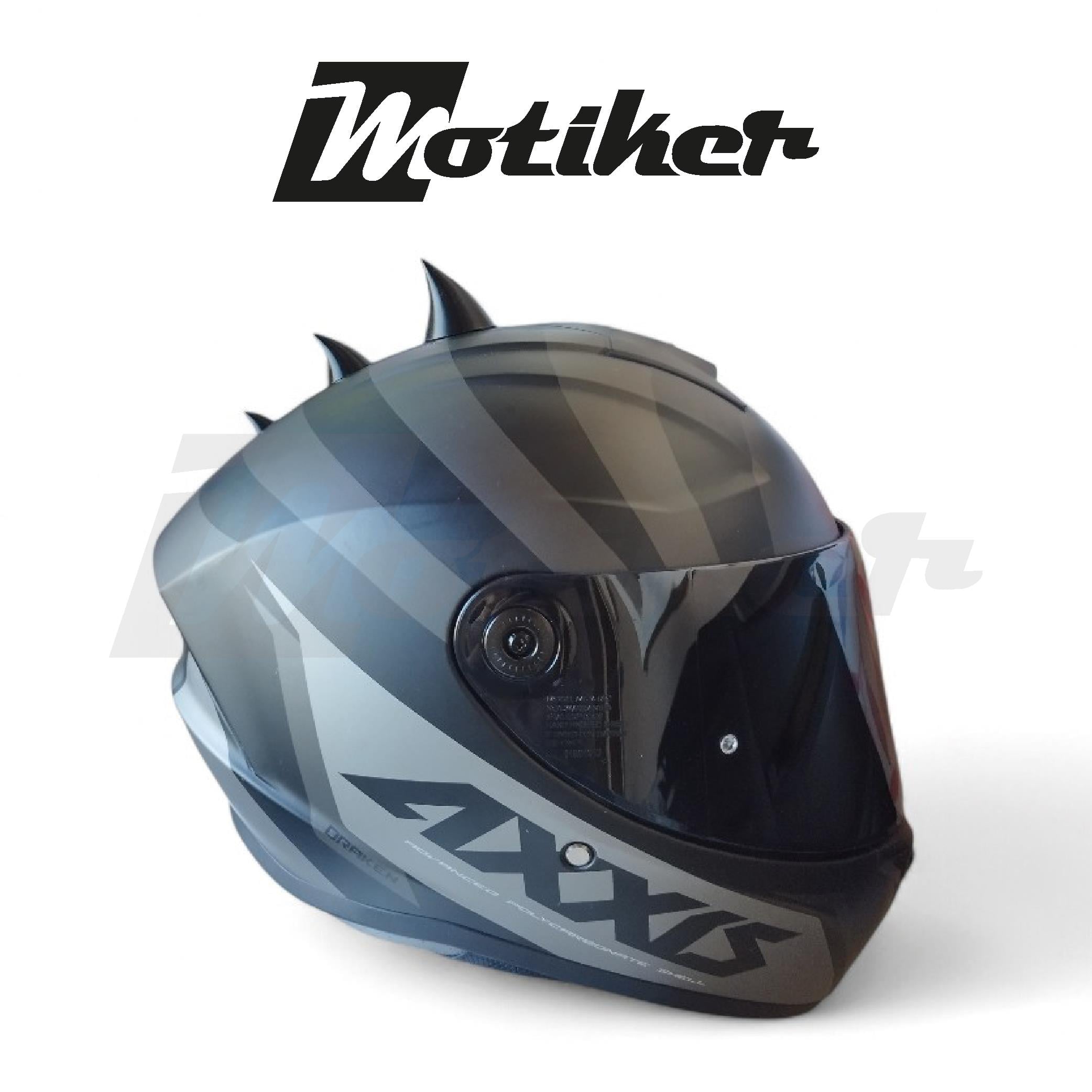 Evrensel Kask 3D Köpekbalığı Sırtı Aksesuar Model