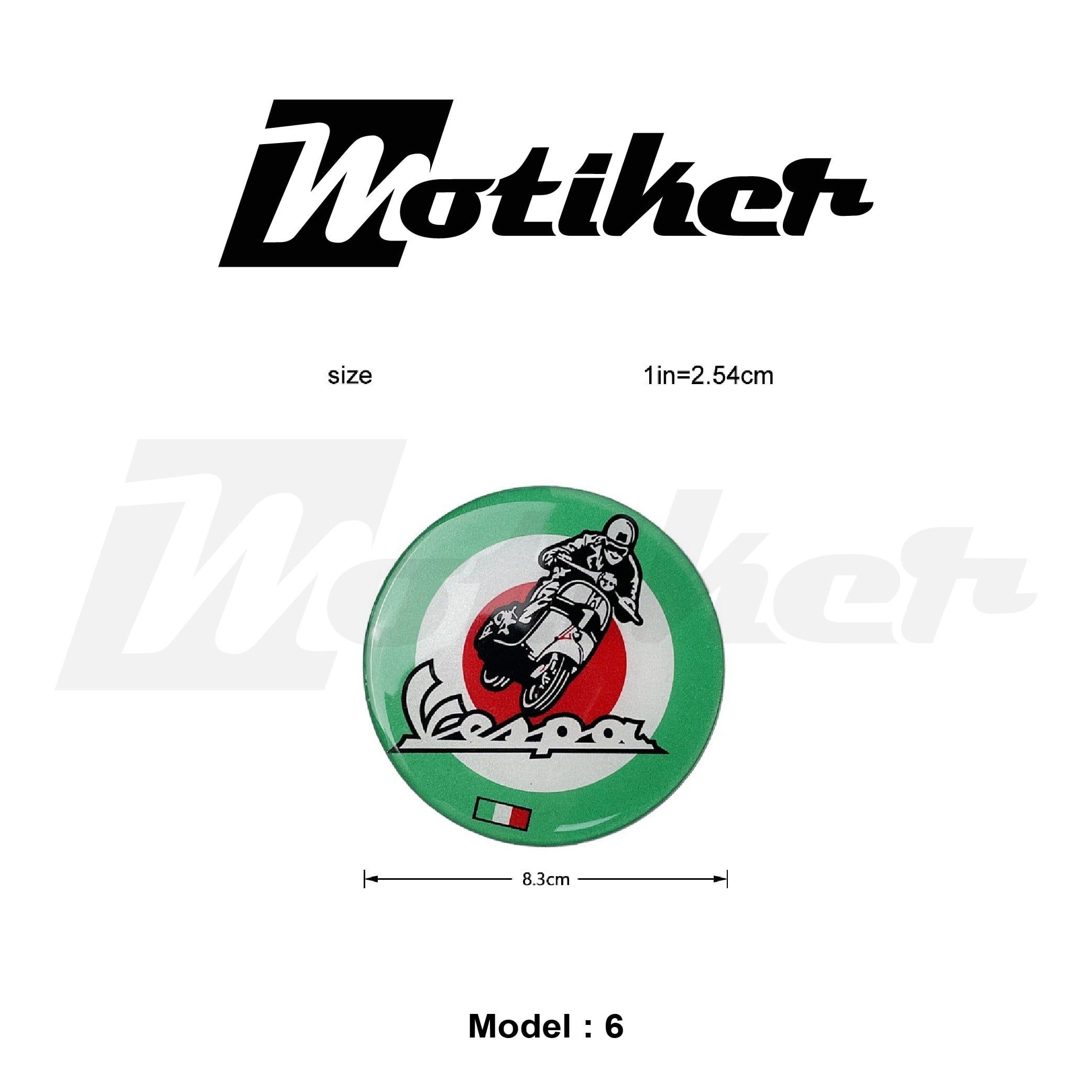 Piaggio Vesapa Damla Sticker Tasarım Model 6