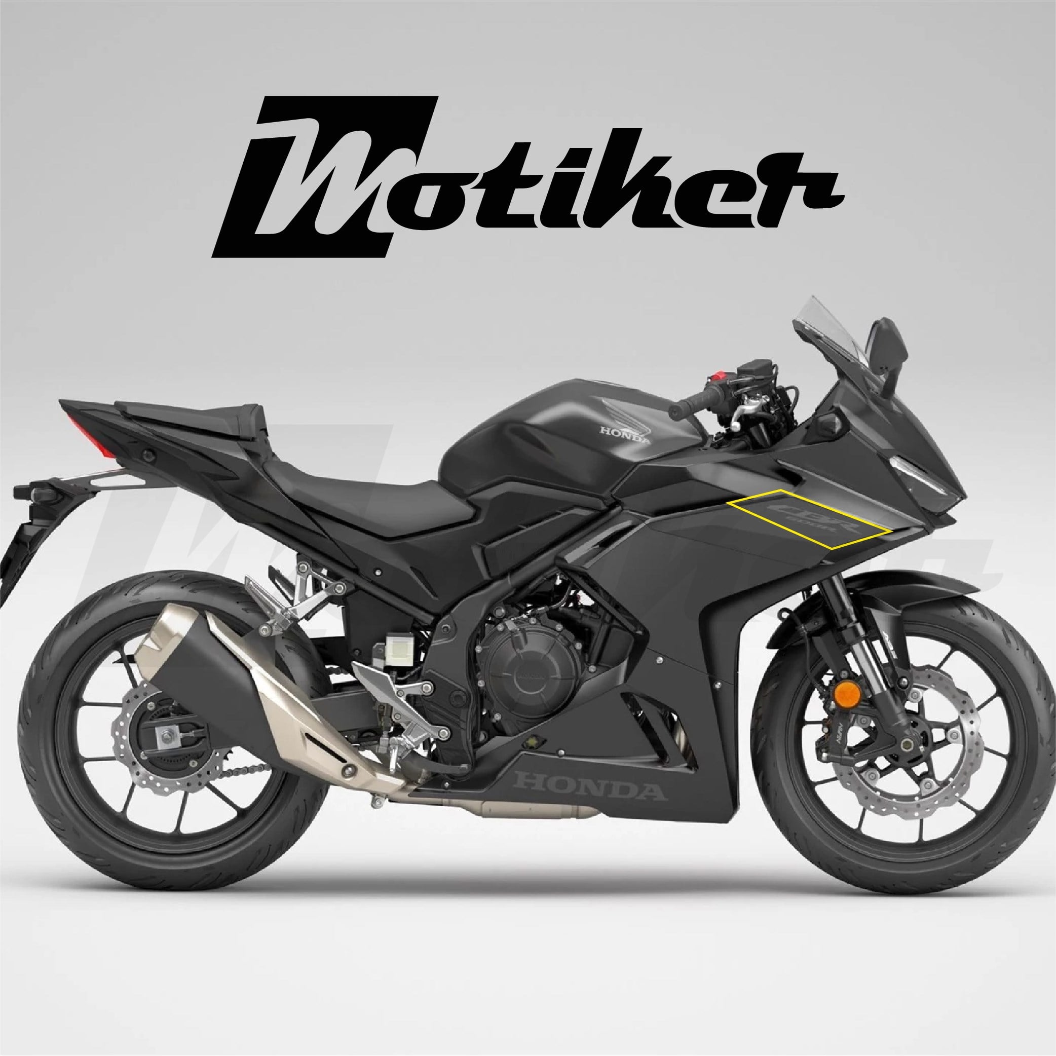 Honda CBR500R 2025-2026 Sağ Sol Orjinal Tasarım Sticker Etiket Modeli