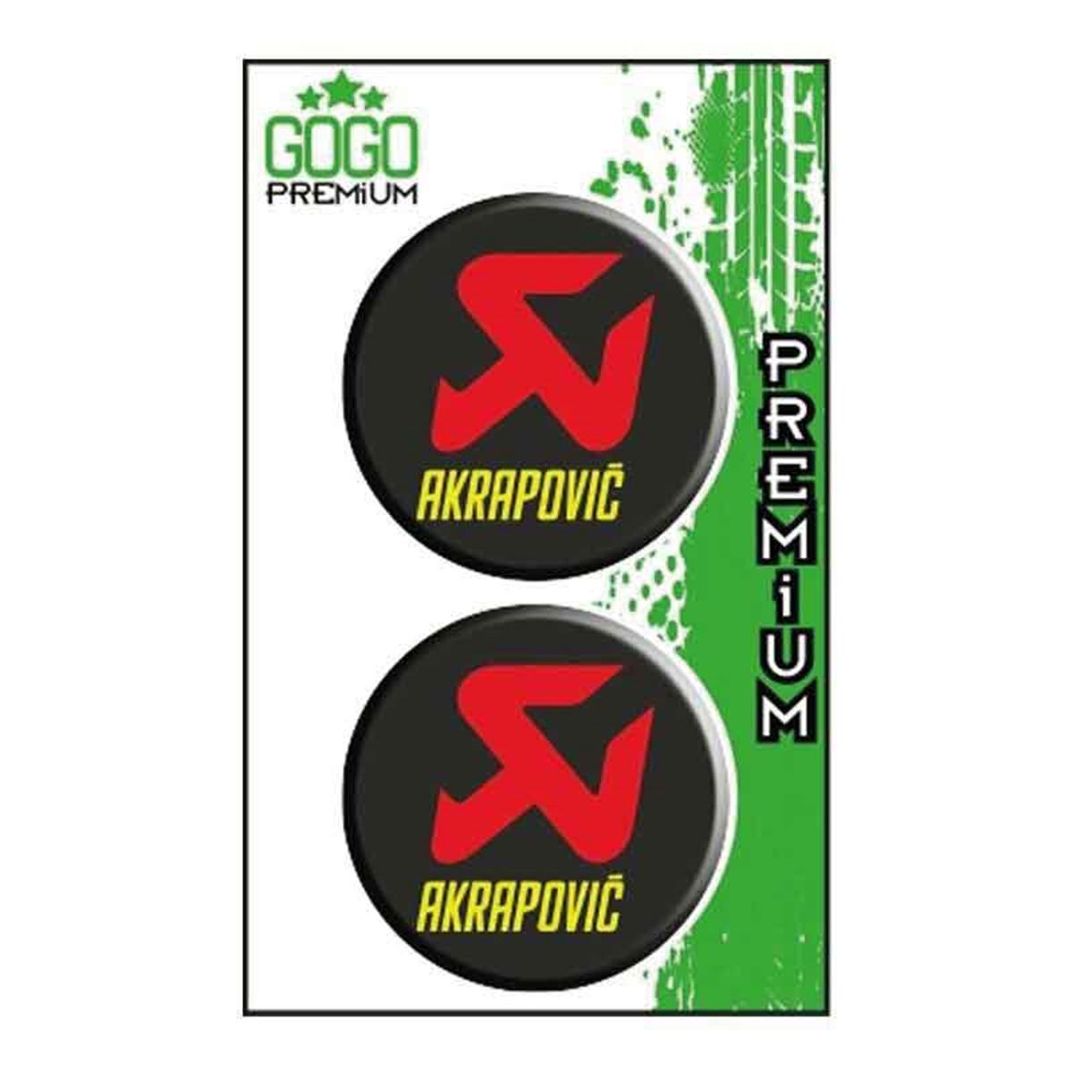 Akrapoviç İkili Damla Logo Sticker 