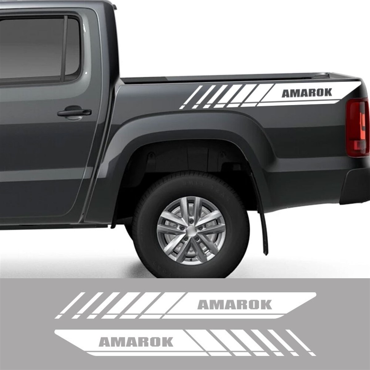 Amarok Çizgi Detaylı Kapı Sticker